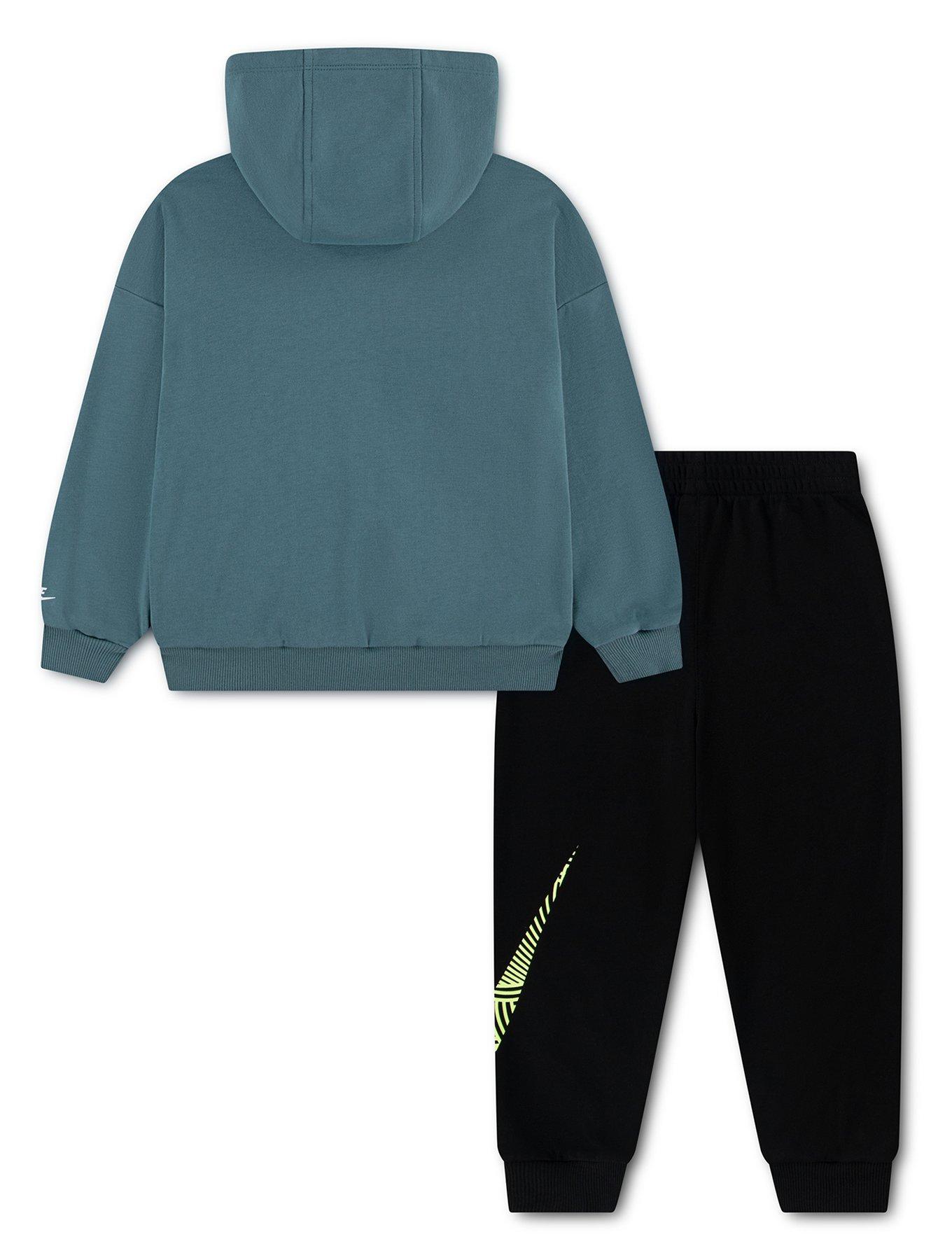 Image 2 of 5 of Nike Boys Oversize Tracksuit - Black