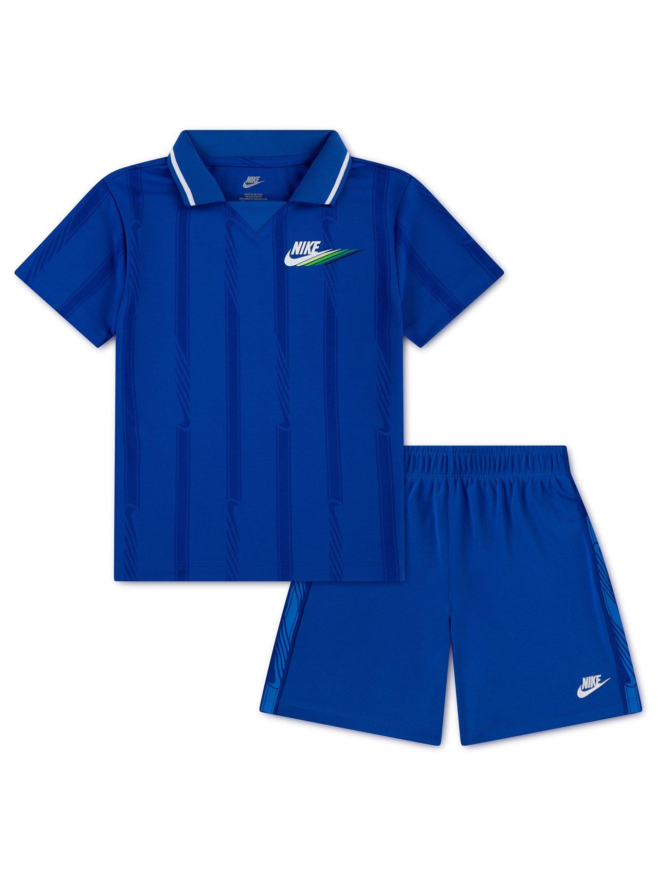 Nike Boys Victory Lap Jersey Set - Blue