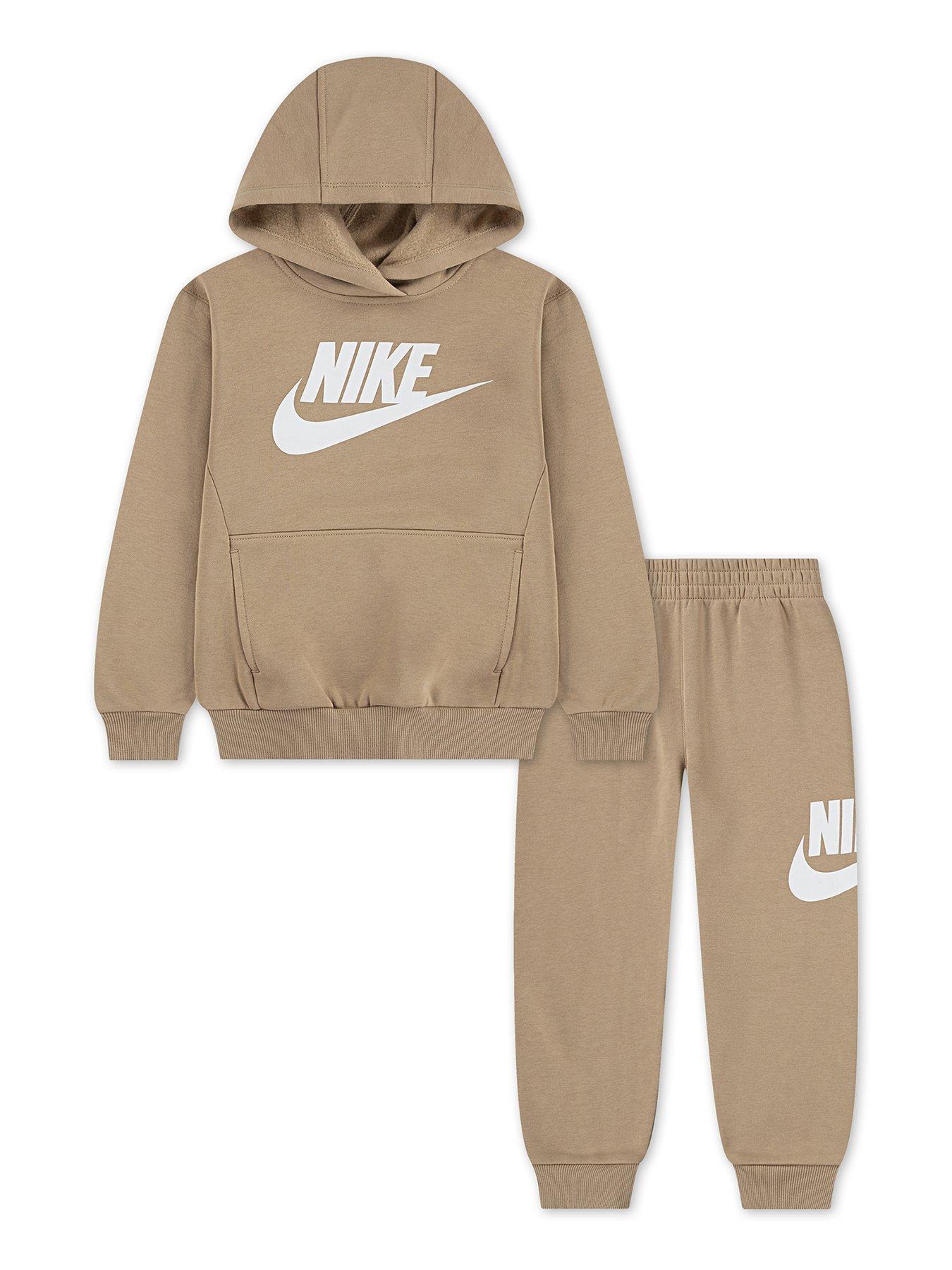 Nike Unisex Club Fleece Set - Brown