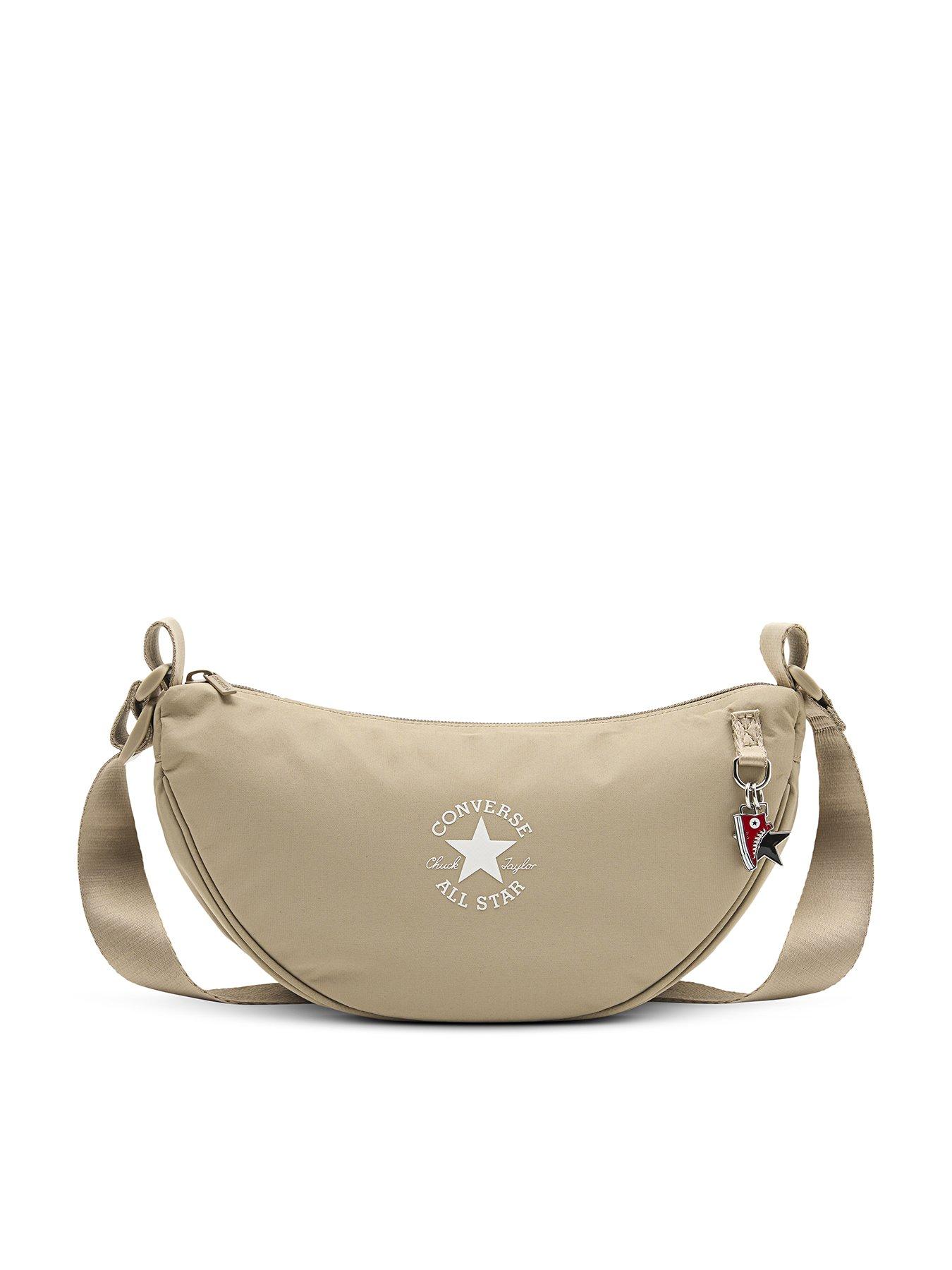 Image 1 of 4 of Converse Mens Half Moon Cross Body Bag- Kahki