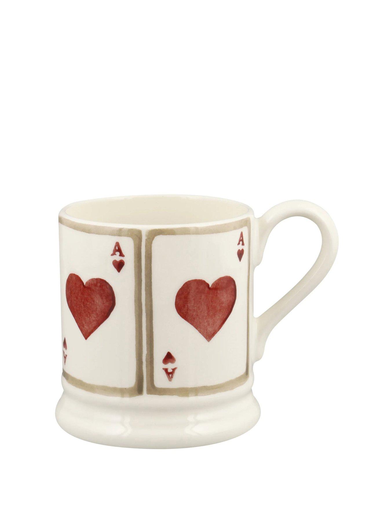 Emma Bridgewater Ace Of Hearts 1/2 Pint Mug
