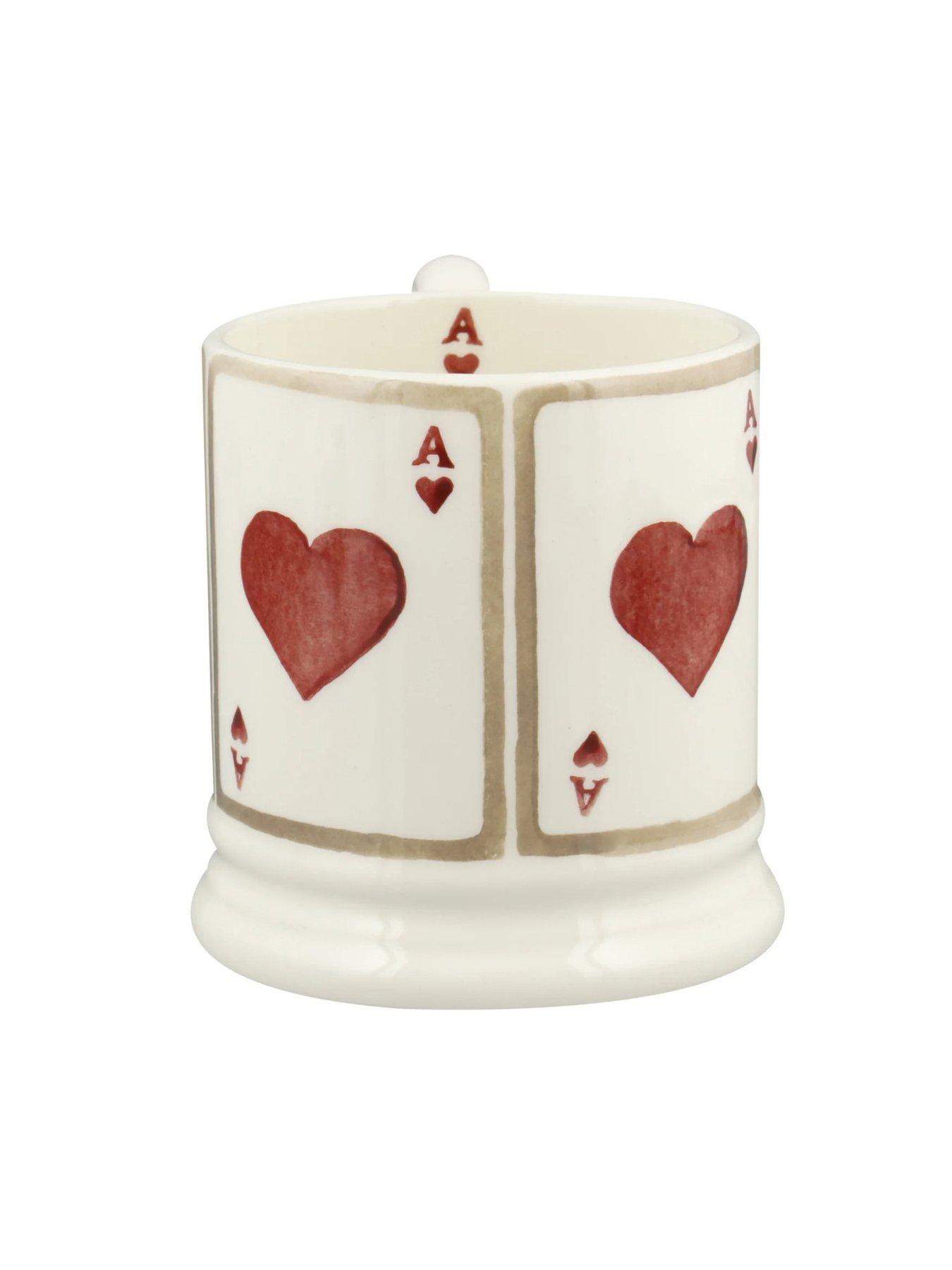 Image 2 of 4 of Emma Bridgewater Ace Of Hearts 1/2 Pint Mug