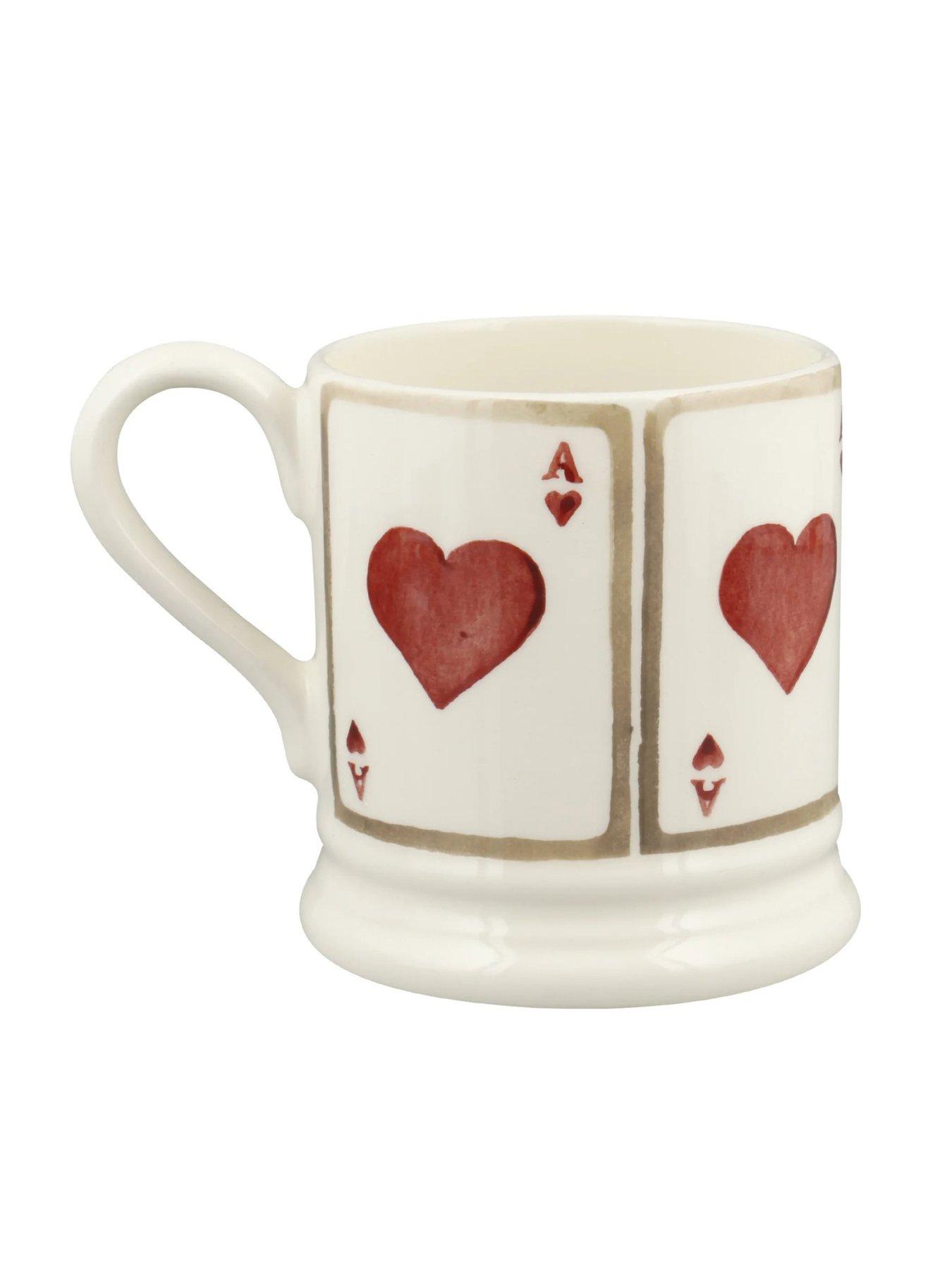 Image 3 of 4 of Emma Bridgewater Ace Of Hearts 1/2 Pint Mug