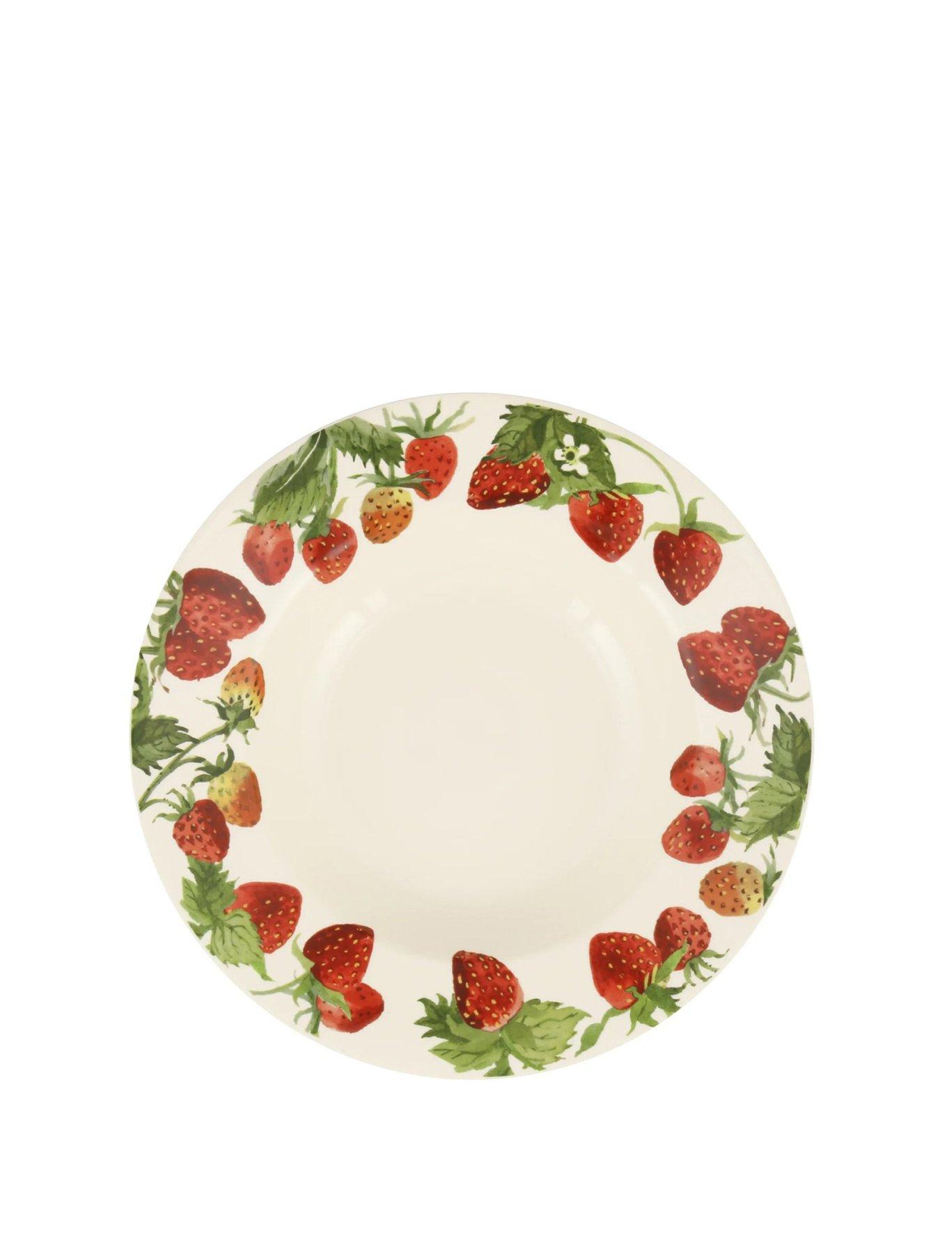 Image 1 of 3 of Emma Bridgewater Strawberries Dessert Plate