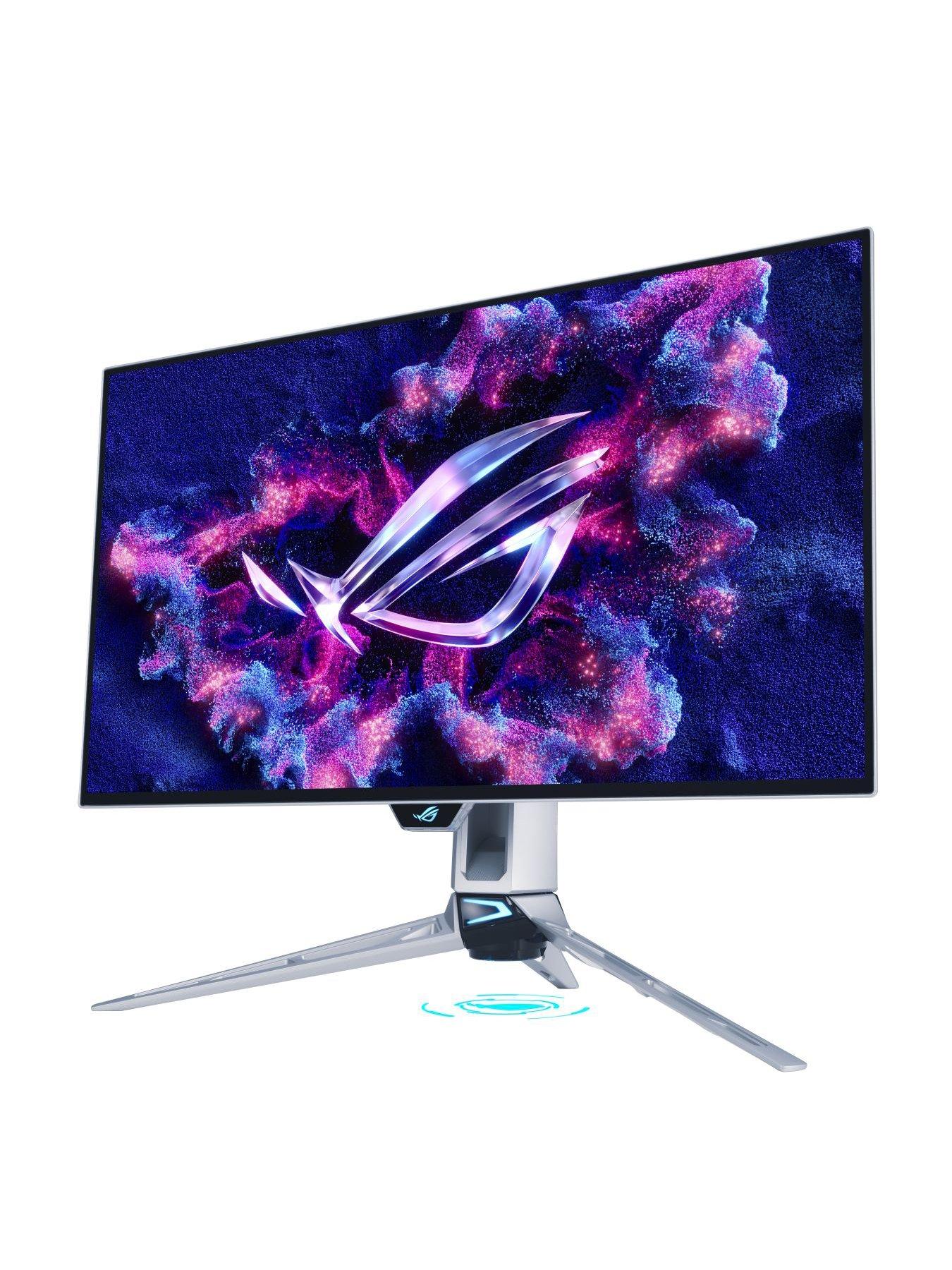 Image 4 of 7 of Asus ROG Swift PG27AQWP-W 26.5" OLED Gaming Monitor - Dual Mode QHD 540Hz/HD 720Hz - TrueBlack Glossy Tandem OLED