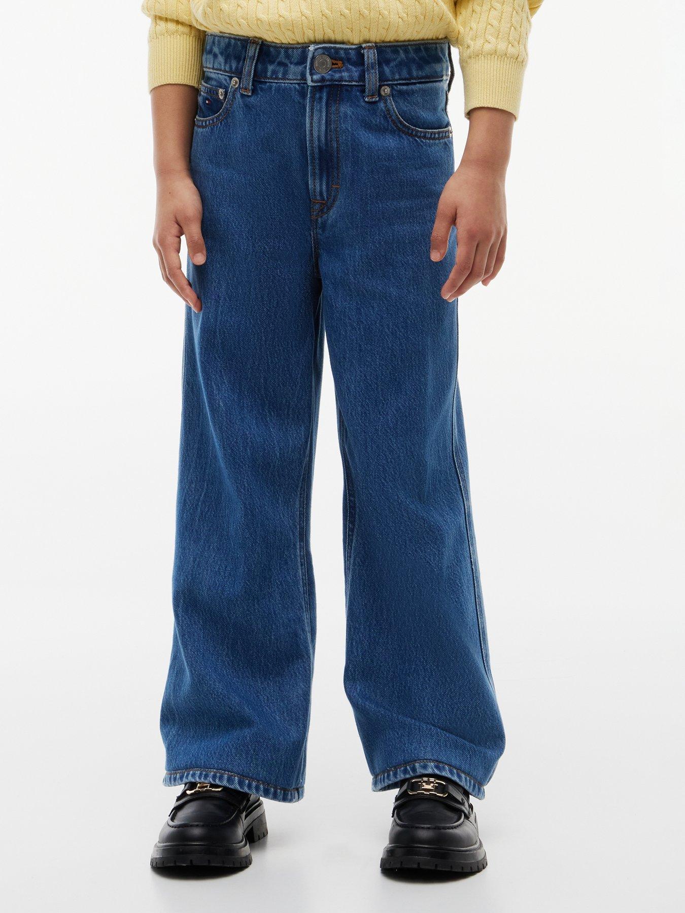 Tommy Hilfiger Girls Mabel Wide Leg, Blue, Size Age: 12 Years