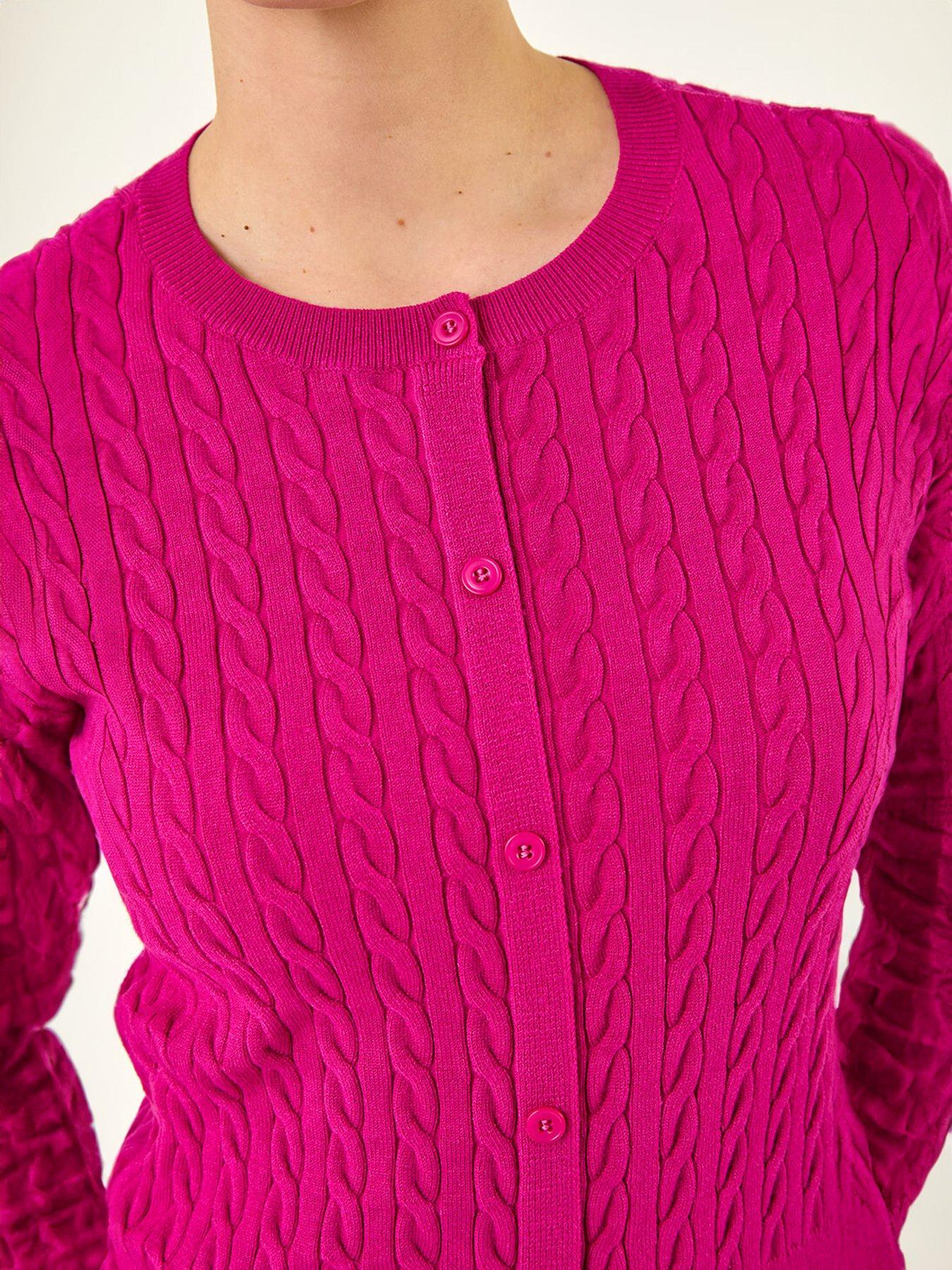 Image 5 of 5 of Roman Cable Knit Buttoned Top