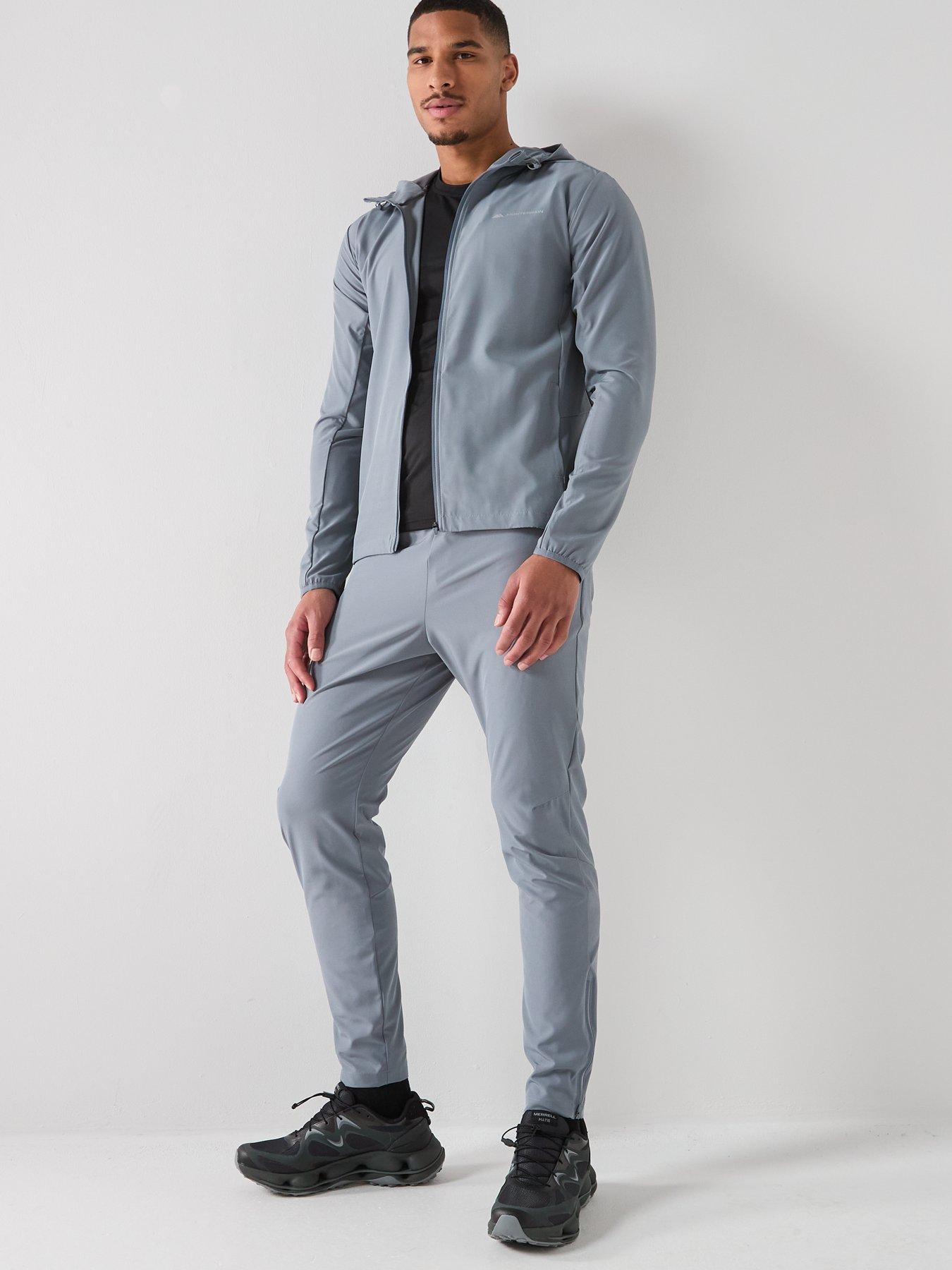 Image 3 of 6 of Monterrain Mens Form Woven Running Jacket - Grey