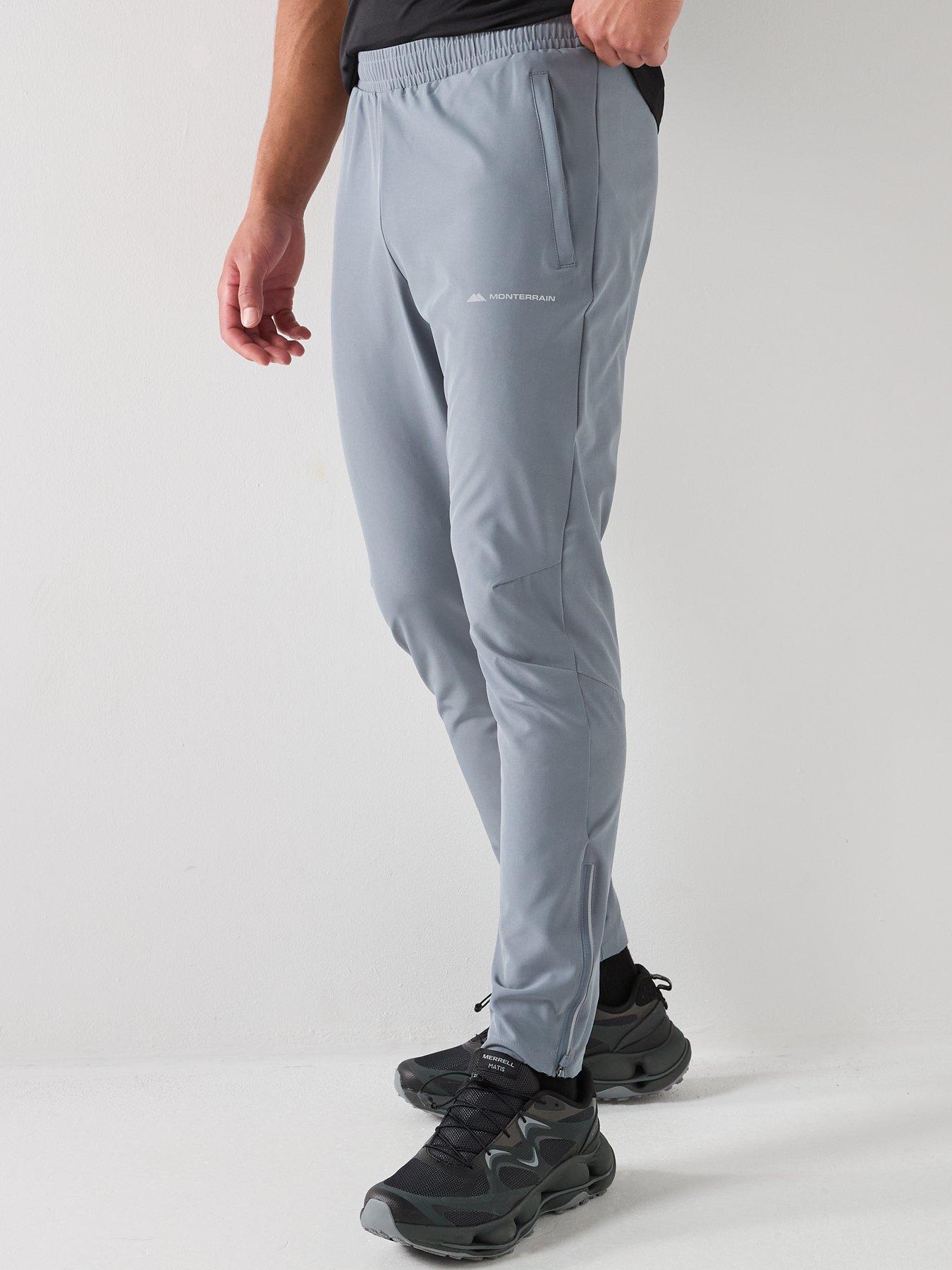Monterrain Mens Form Woven Running Pant - Grey