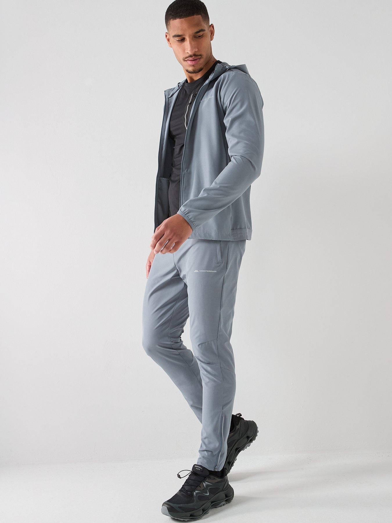 Image 3 of 6 of Monterrain Mens Form Woven Running Pant - Grey