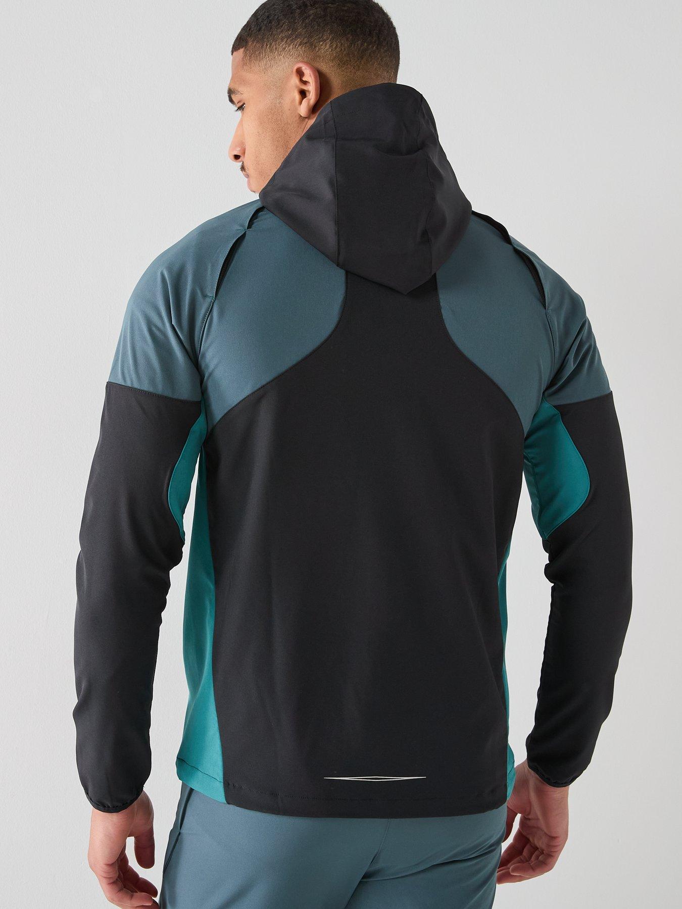 Image 2 of 6 of Monterrain Mens Vault Woven Hoodie - Black