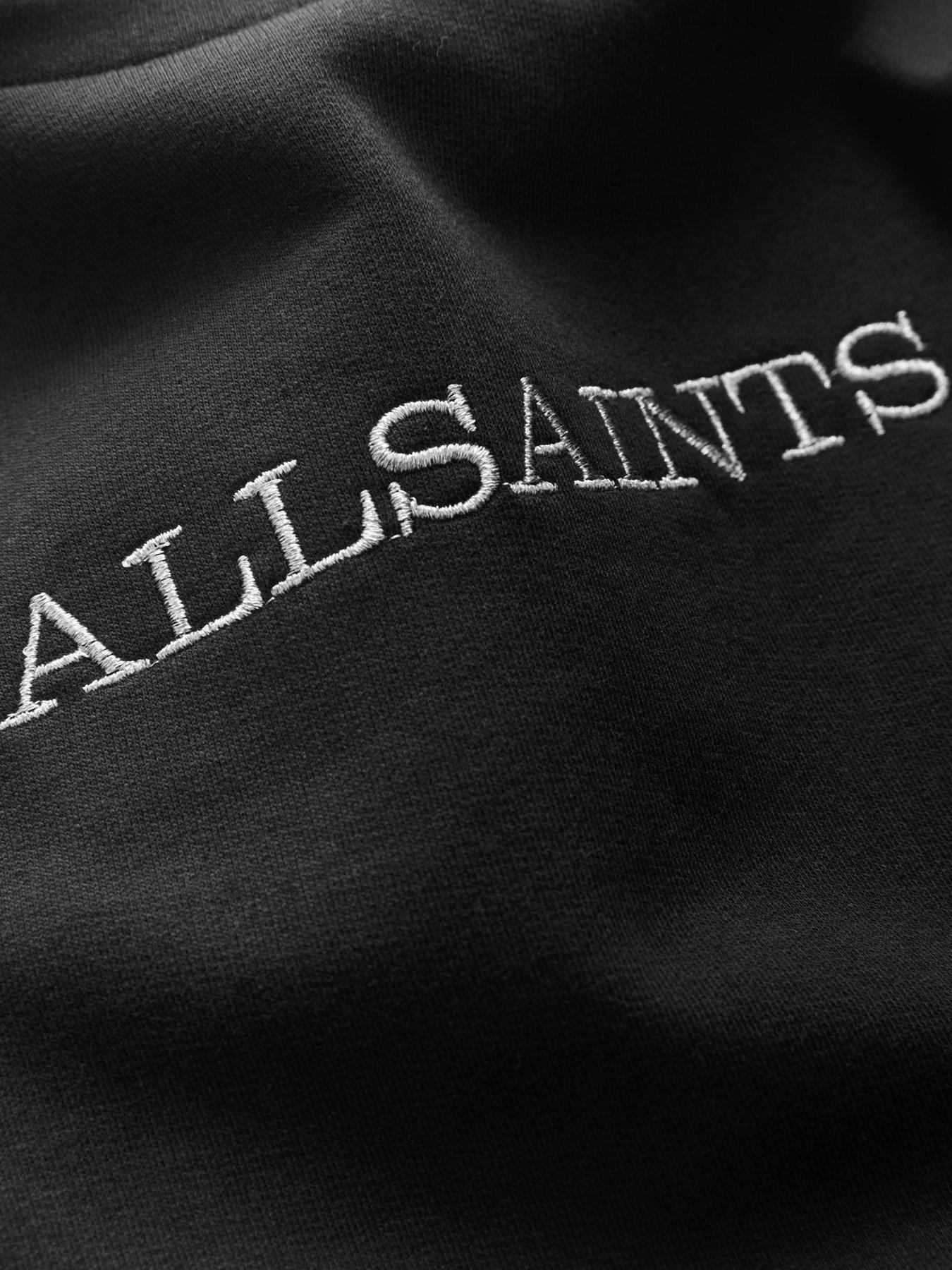 Image 4 of 7 of smALLSAINTS Older Girls Logo Chevron Long Sleeve T-Shirt Dress - Black