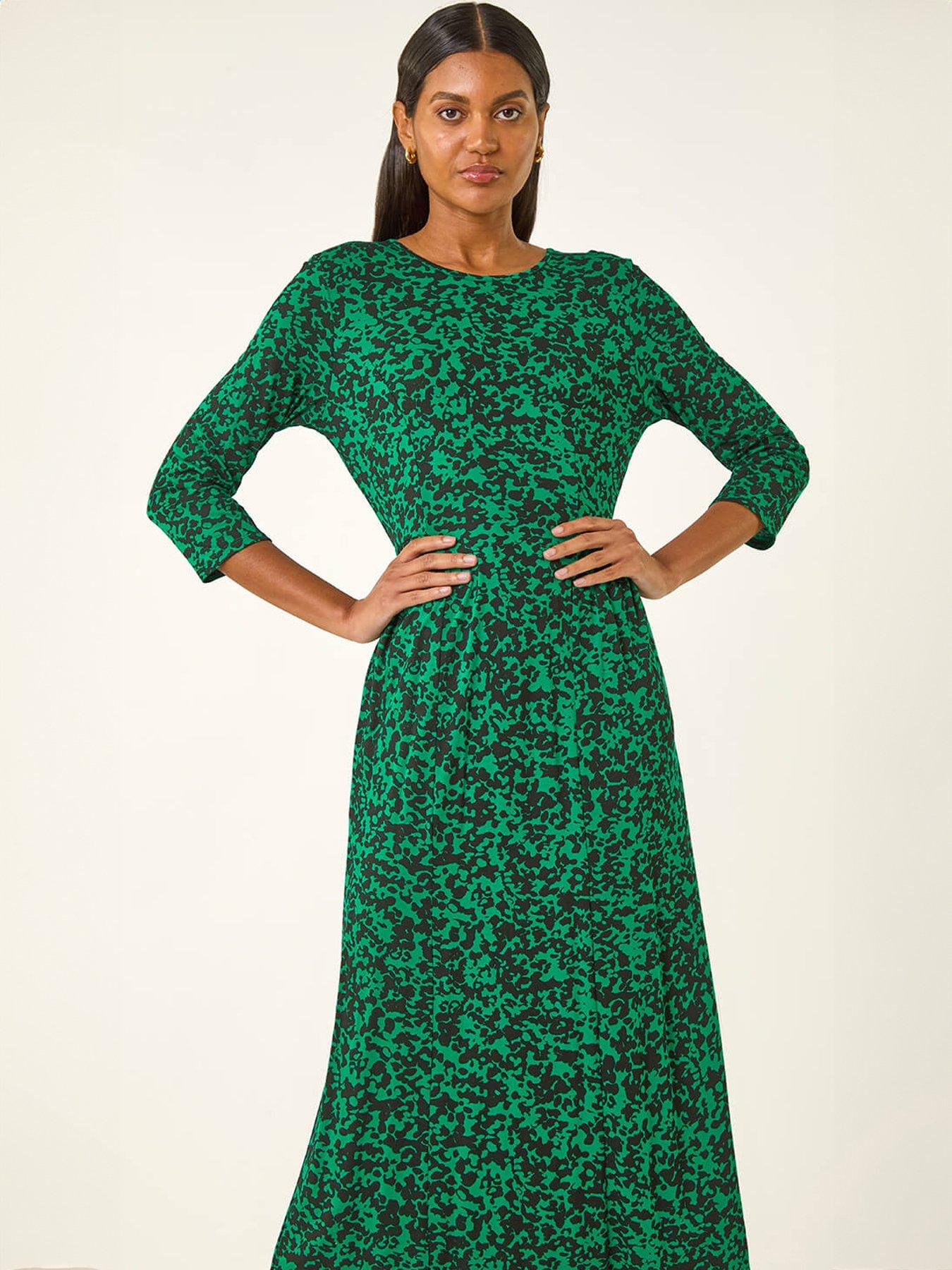 Image 3 of 5 of Roman Abstract Pocket Midi Dress