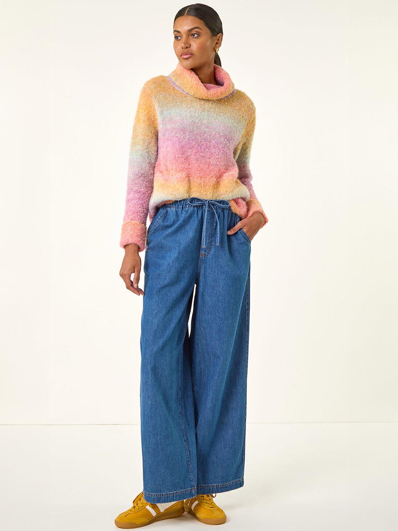 Image 3 of 5 of Roman Tie Front Wide Leg Trouser
