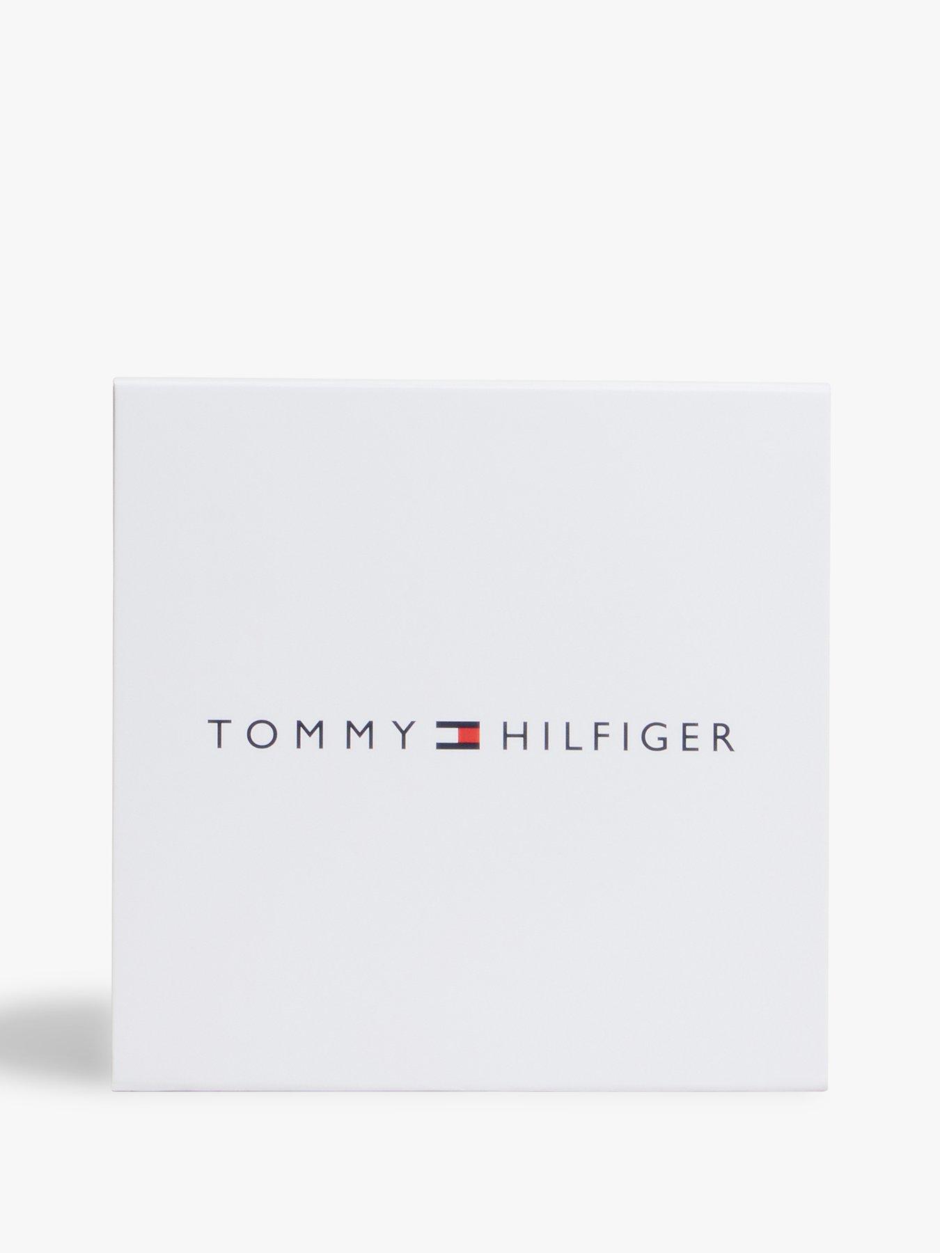 Image 3 of 3 of Tommy Hilfiger Baby Girls 3 Pack Seasonal Long Sleeve Body Giftbox Set - Pink