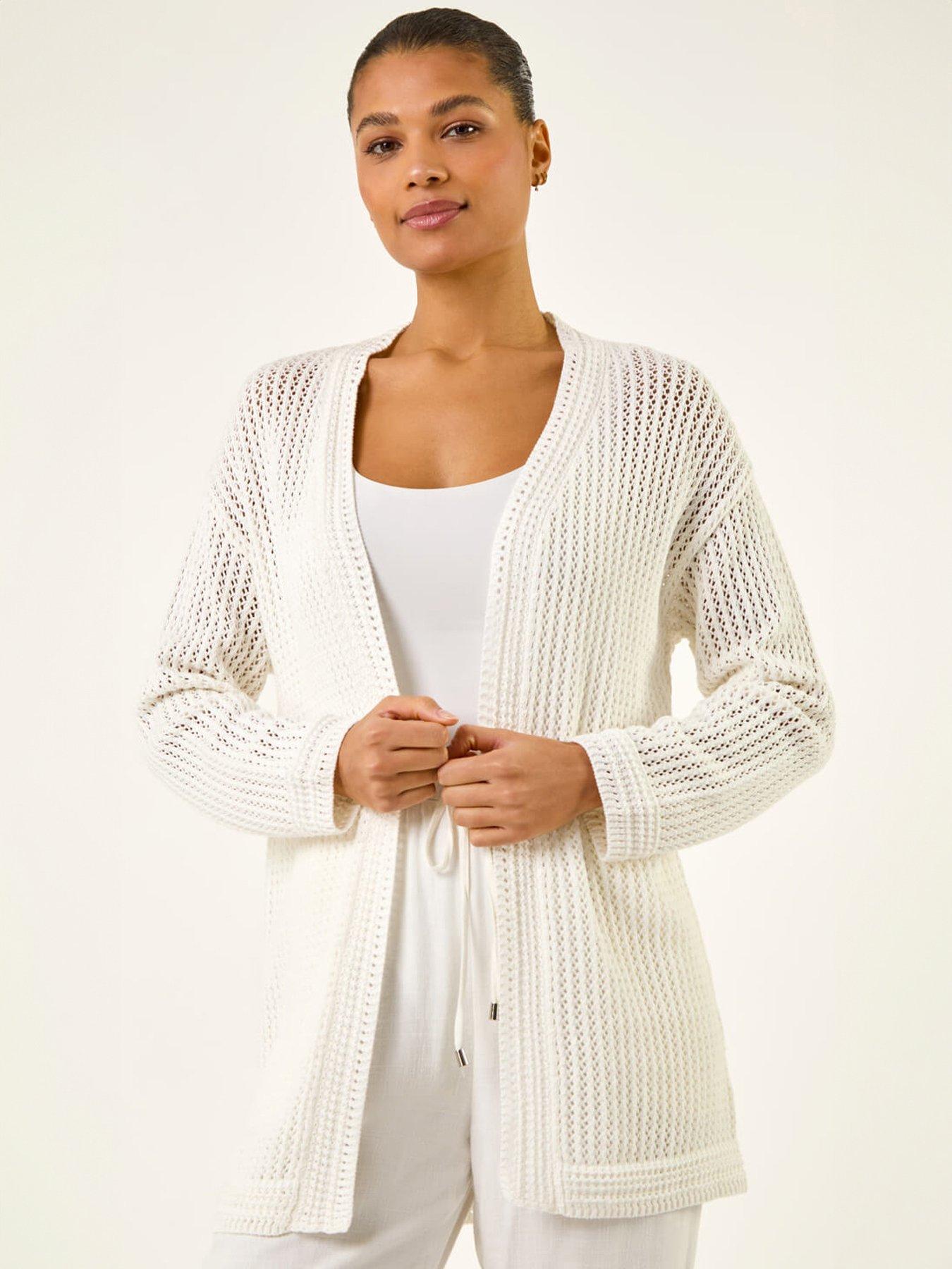 Roman Stitch Knit Cardigan