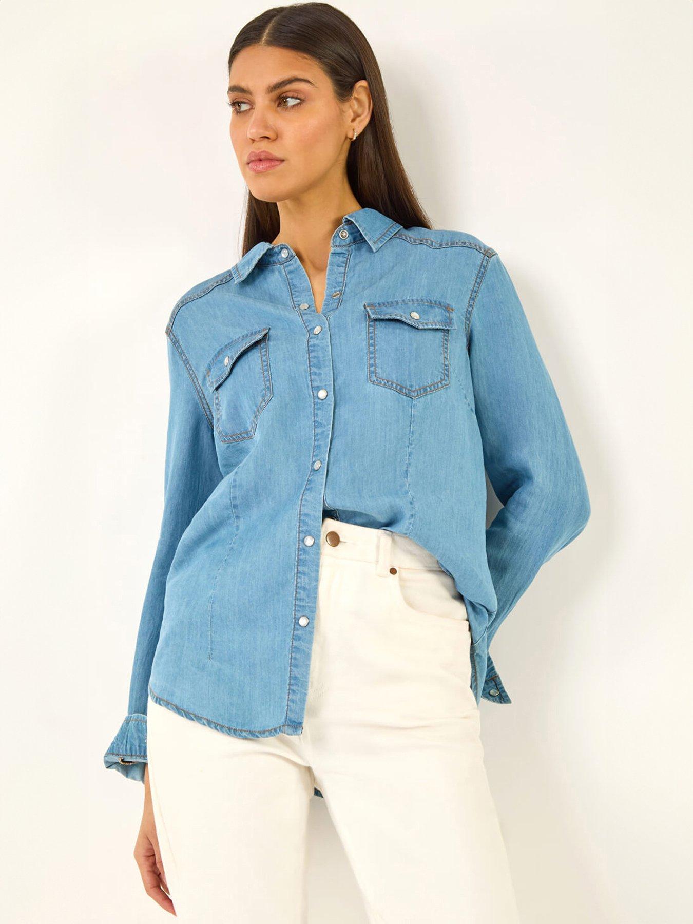 Roman Denim Pocket Front Shirt