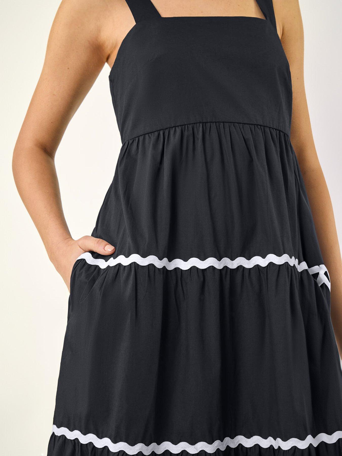 Image 5 of 5 of Roman Ric Rac Tiered Midi Dress
