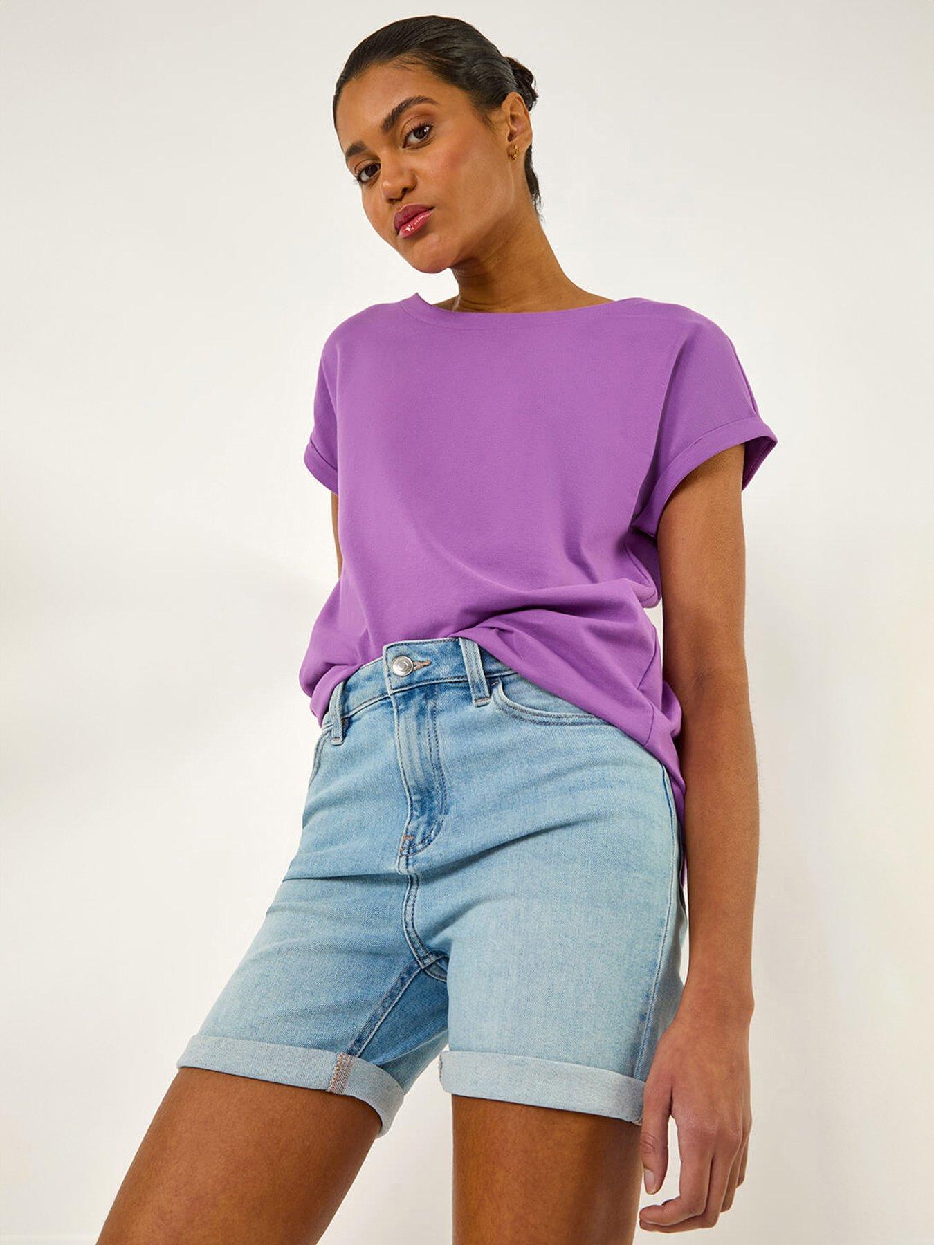 Roman Plain Stretch Cotton Jersey T-shirt
