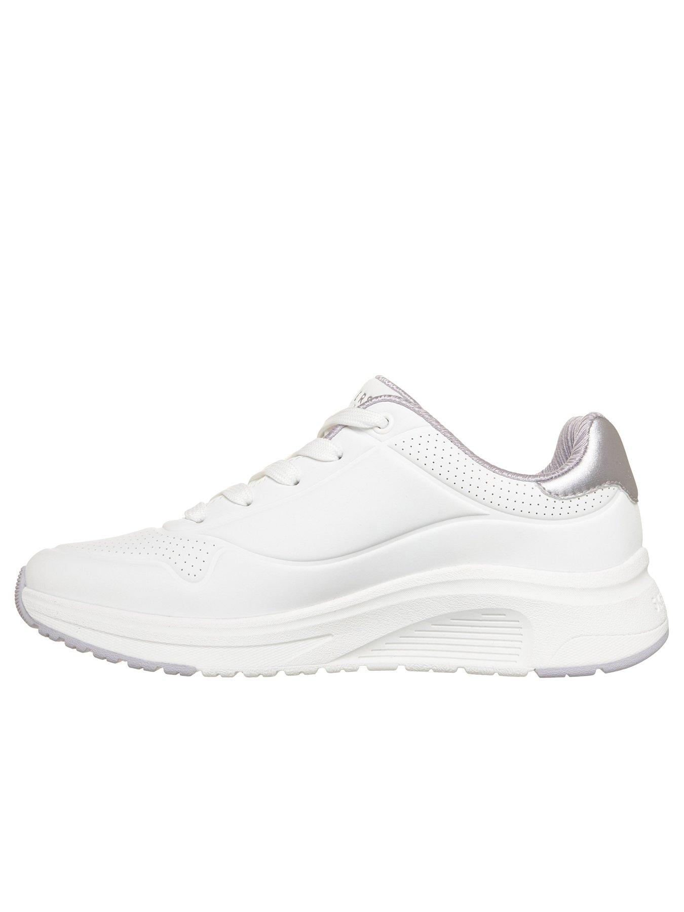Image 6 of 6 of Skechers Women's Lace-Up Trainers - White