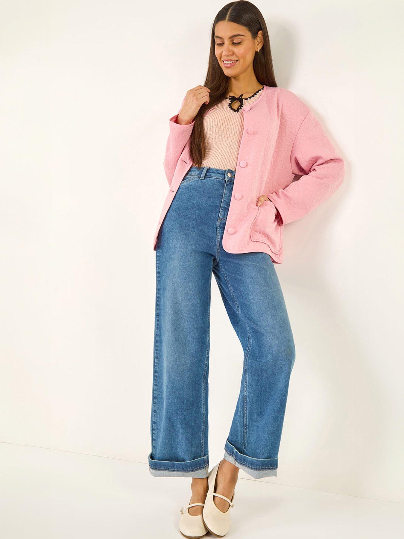 Roman Patterned Pocket Edge Jacket