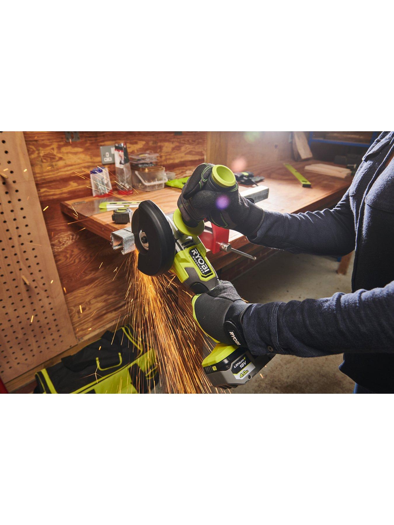 Image 3 of 5 of RYOBI RAG18BL-0 BRUSHLESS ANGLE GRINDER