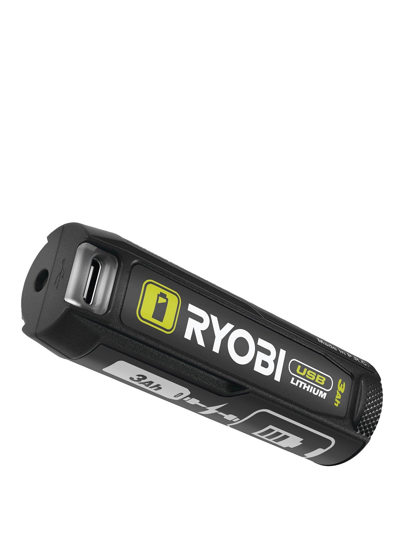 RYOBI RB4L30 USB Lith+Bat With Fuel Gauge