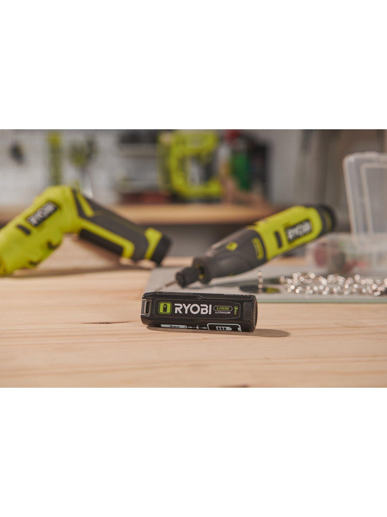 RYOBI RB4L30 USB Lith+Bat With Fuel Gauge | Very