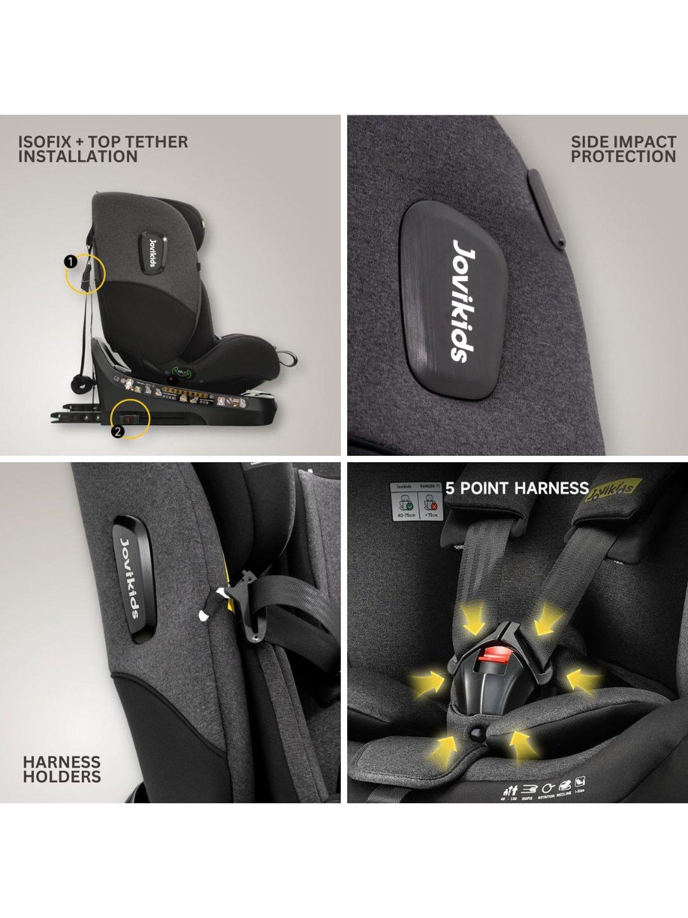 Image 3 of 7 of Jovikids Ranger Top Teather Car Seat - Twilight