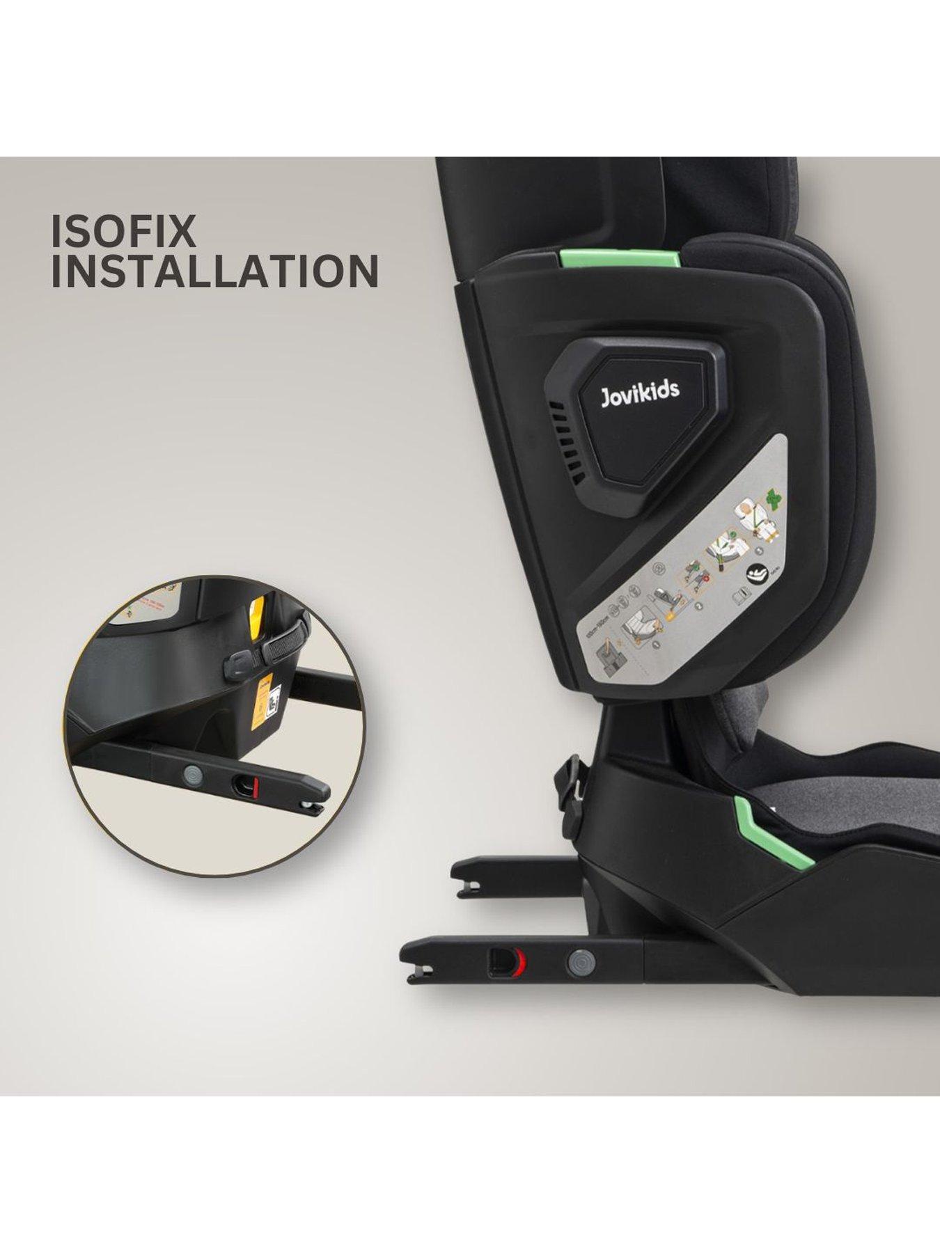 Image 4 of 8 of Jovikids Rober + Compact Folding Booster Car Seat - Twilight
