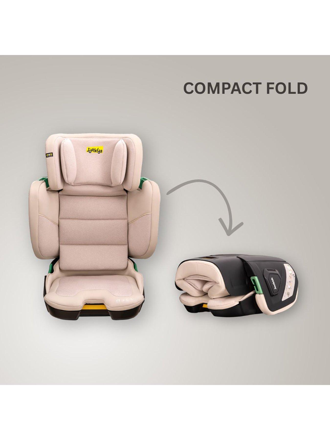 Image 5 of 8 of Jovikids Rober + Compact Folding Booster Car Seat - Rosewood