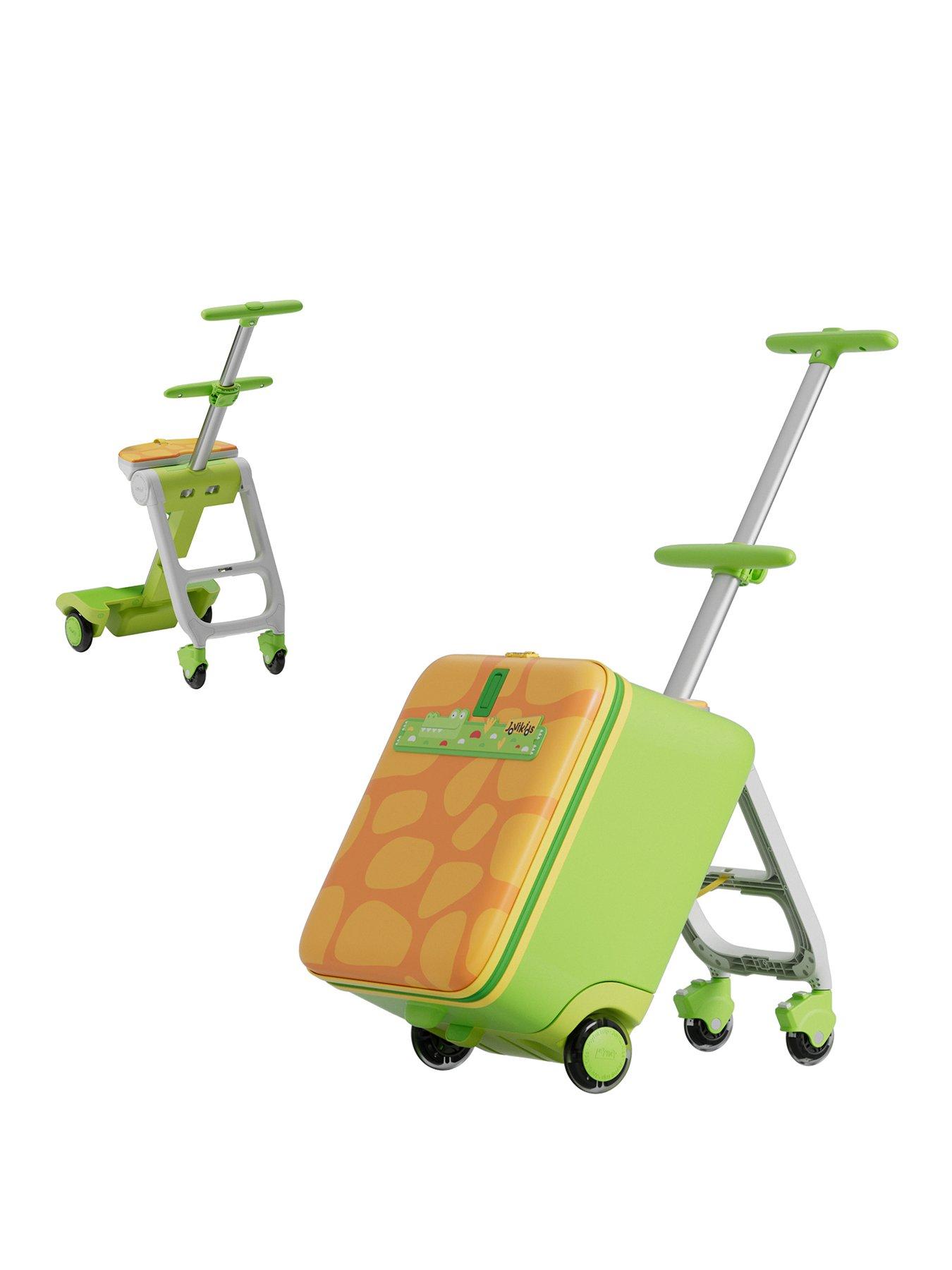 Image 1 of 7 of Jovikids 3-in-1 Children's Ride-on Suitcase - Green