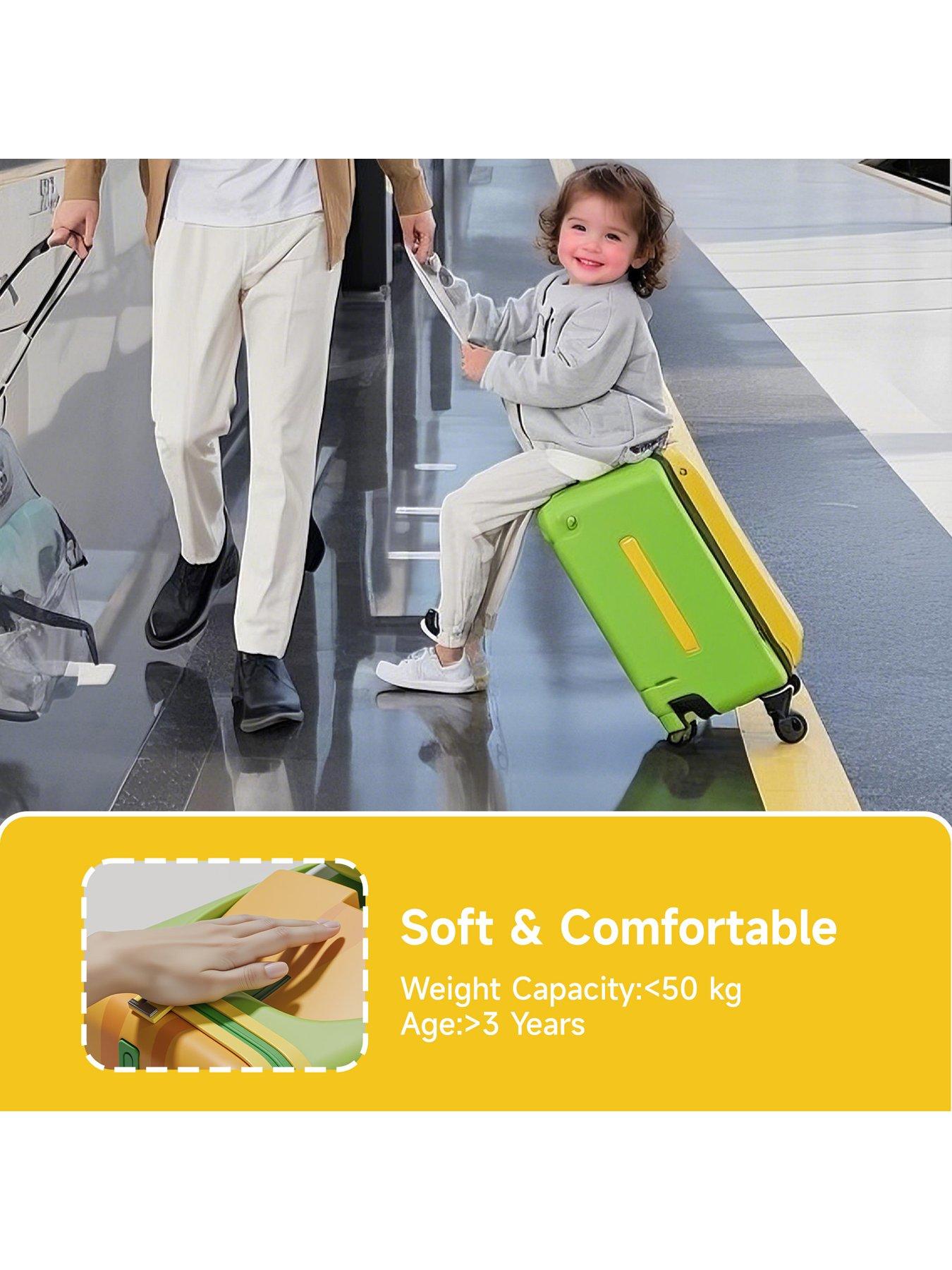 Image 2 of 7 of Jovikids 3-in-1 Children's Ride-on Suitcase - Green