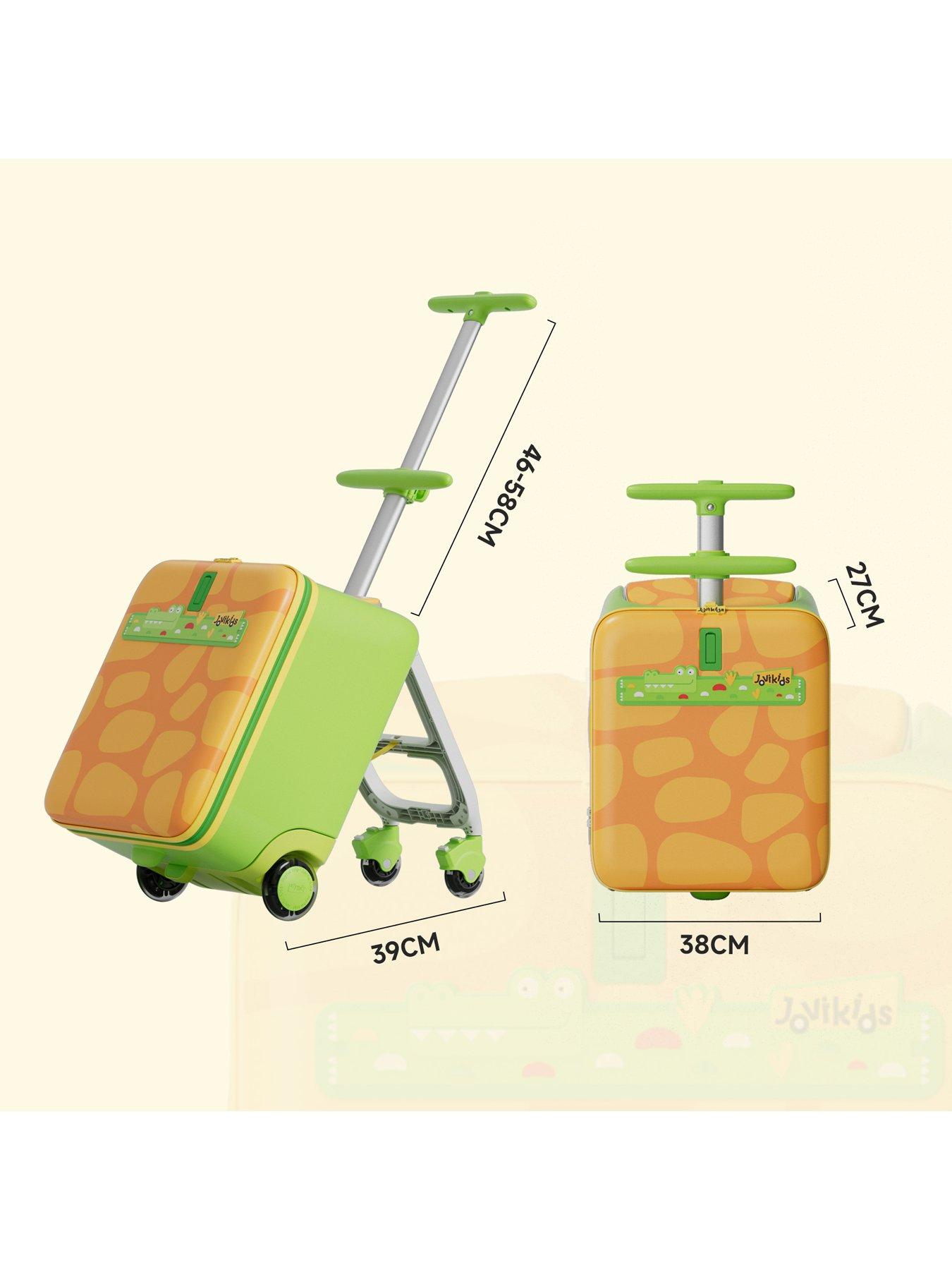 Image 5 of 7 of Jovikids 3-in-1 Children's Ride-on Suitcase - Green