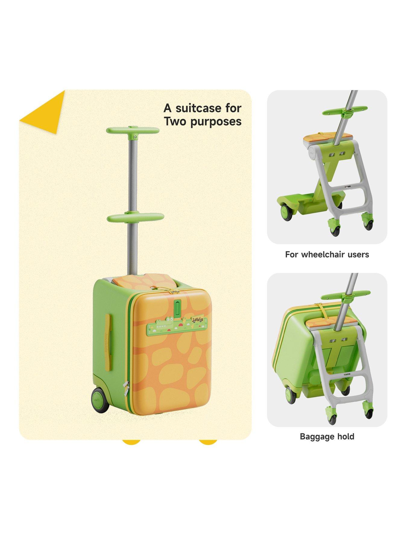 Image 6 of 7 of Jovikids 3-in-1 Children's Ride-on Suitcase - Green