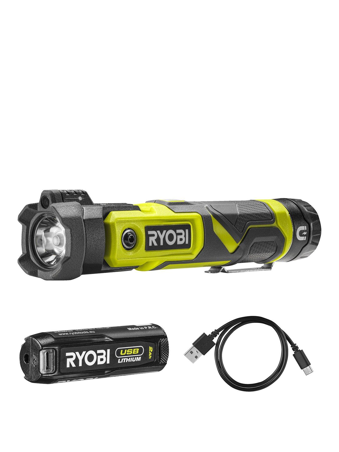 RYOBI RLP4-120G USB Lithium Pivoting Light