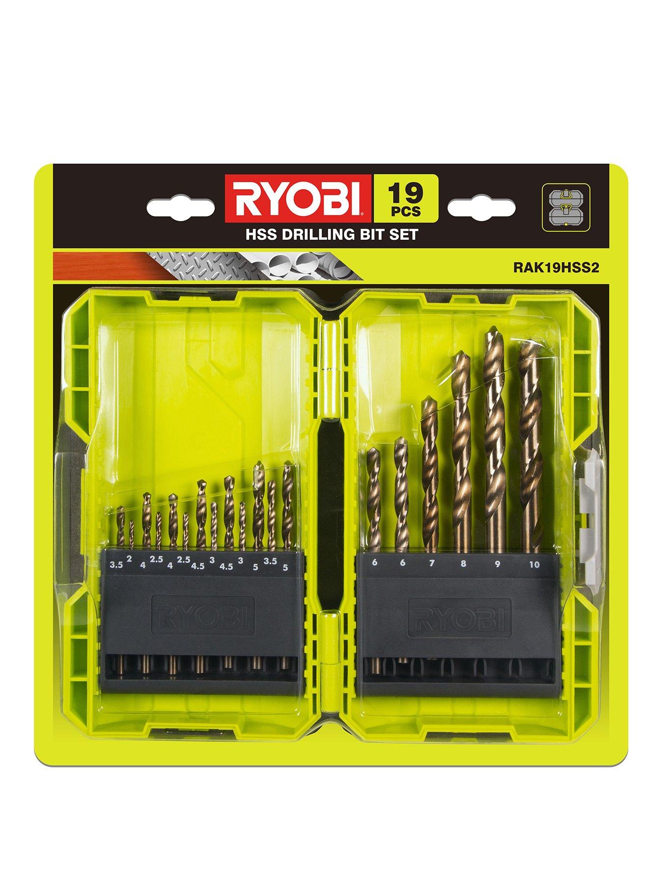 Image 1 of 4 of RYOBI RAK19HSS2 19Pc Hss Bit Set