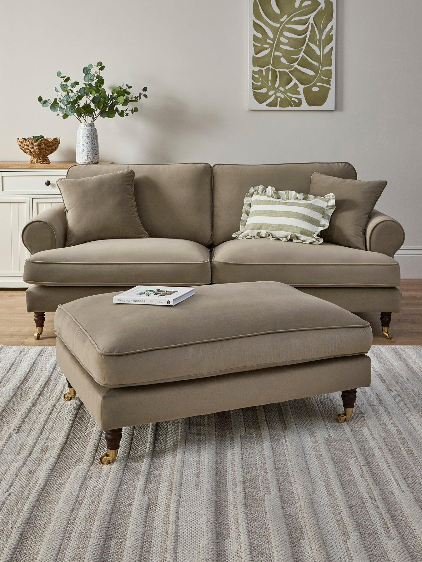 The Very Collection Coast 3 Seater Sofa + Footstool (Buy  &  SAVE!) - FSC® Certified