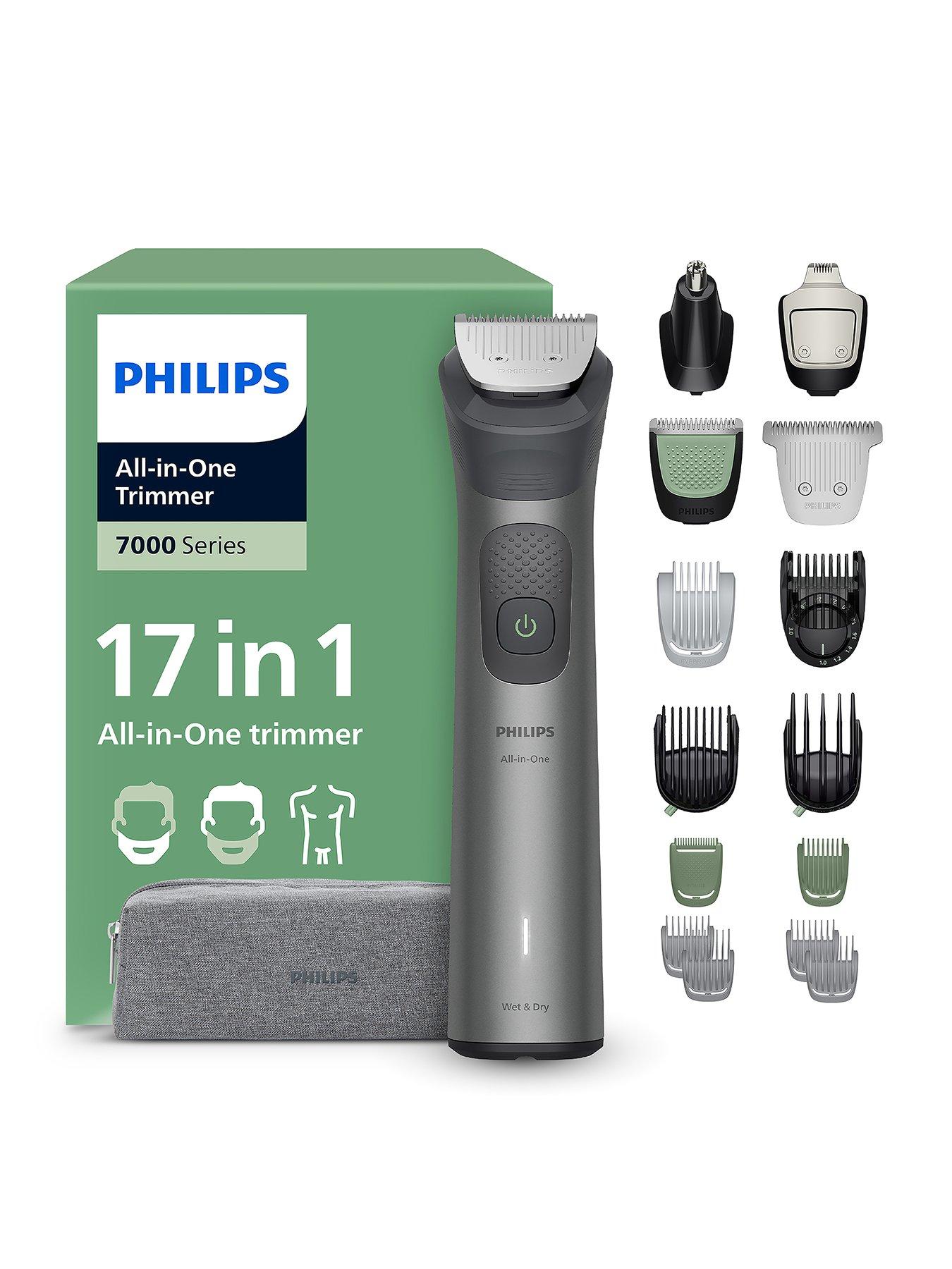 Image 1 of 8 of Philips Multigroom 7000 Series All-in-One 17-Piece Trimmer - Beard, Hair &amp; Nose, Self-sharpening Blades, 22 Length Settings (0.5-16 mm), MG7941/15
