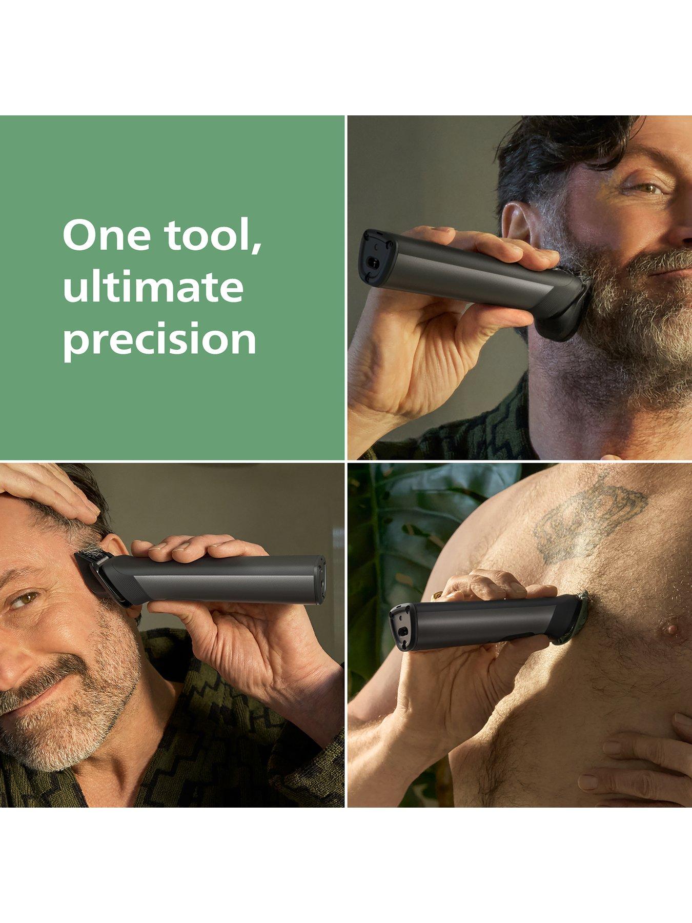Image 2 of 8 of Philips Multigroom 7000 Series All-in-One 17-Piece Trimmer - Beard, Hair &amp; Nose, Self-sharpening Blades, 22 Length Settings (0.5-16 mm), MG7941/15