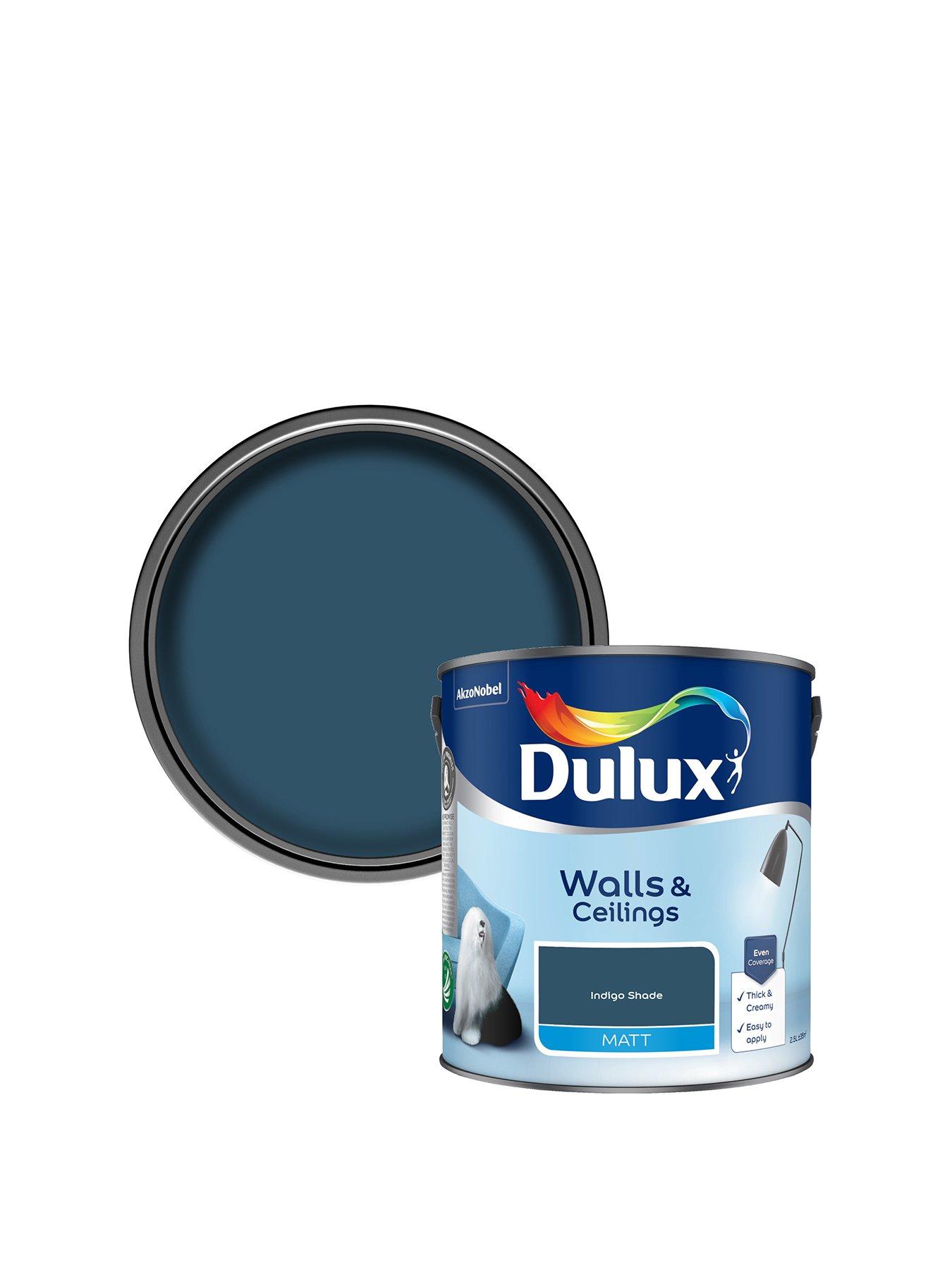 Image 1 of 5 of Dulux Matt Indigo Shade 2.5L Paint