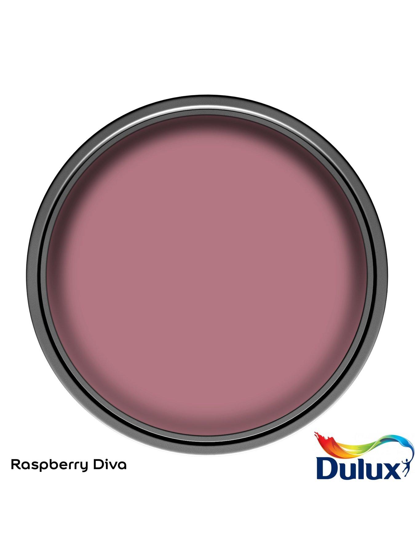 Dulux Stain Resistant One Coat Feature Wall Raspberry Diva 1.25L Paint ...