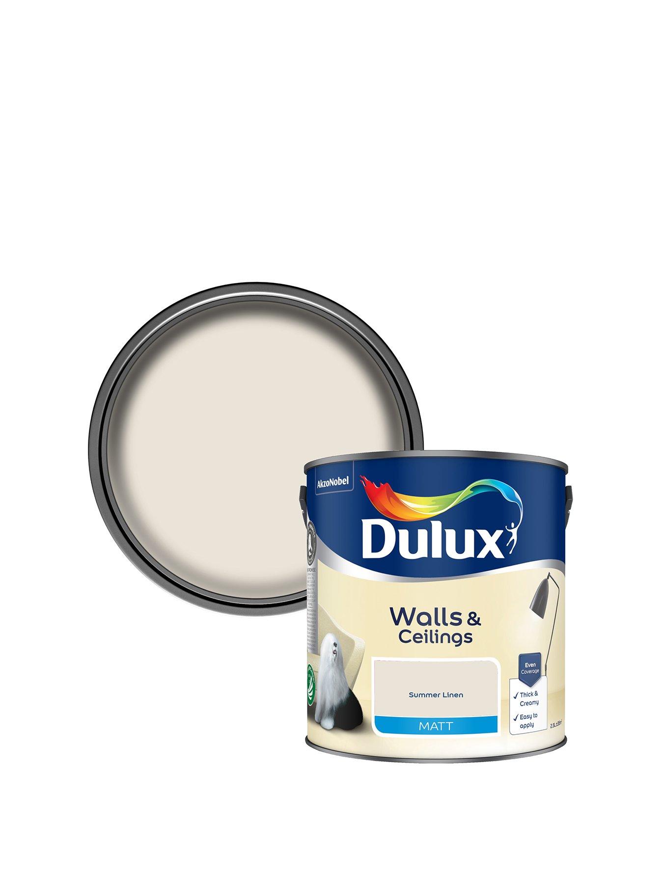 Image 1 of 6 of Dulux Matt Summer Linen 2.5L Paint