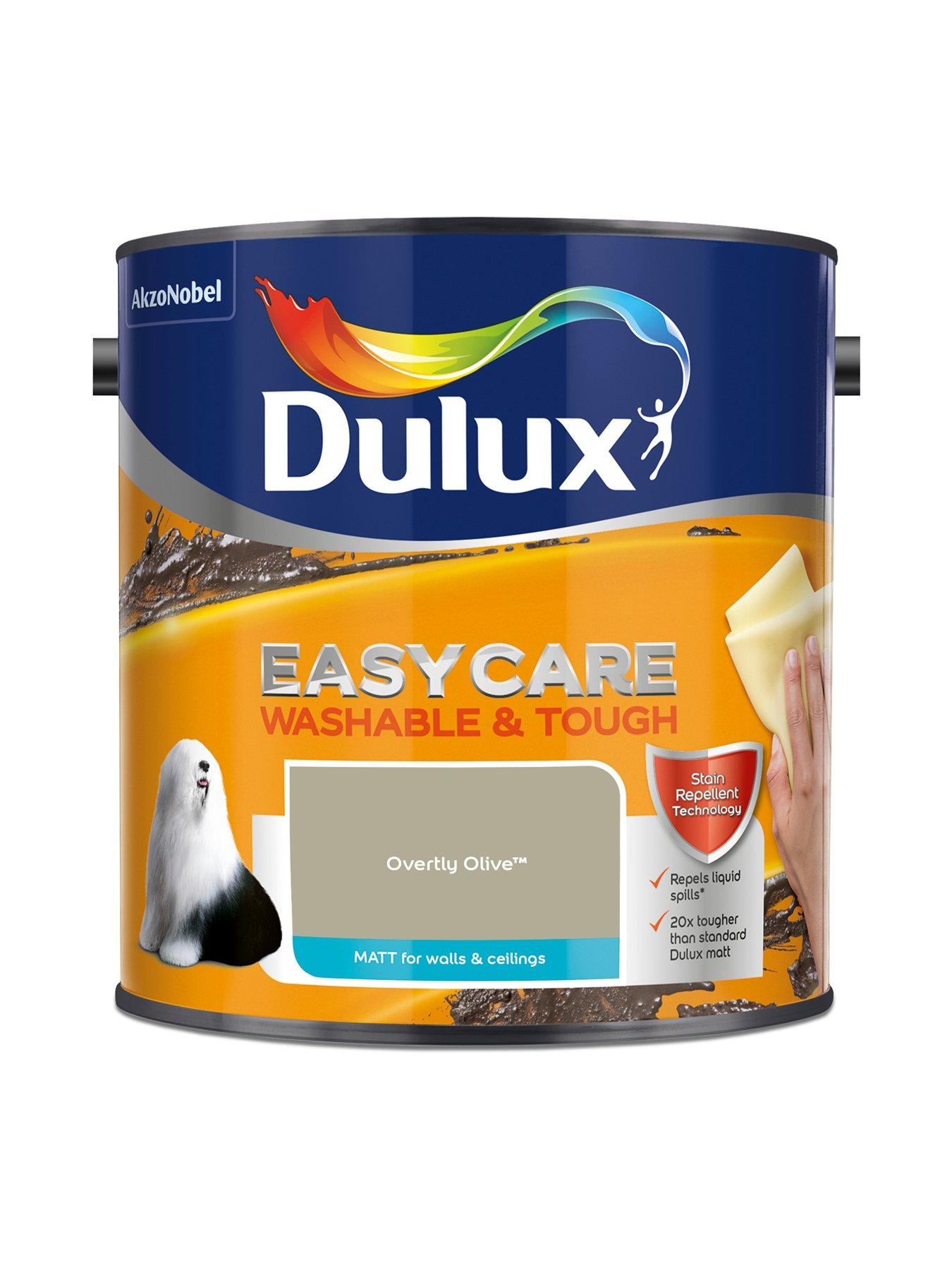 Image 2 of 6 of Dulux Easycare Washable &amp; Tough Matt Overtly Olive 2.5L Paint