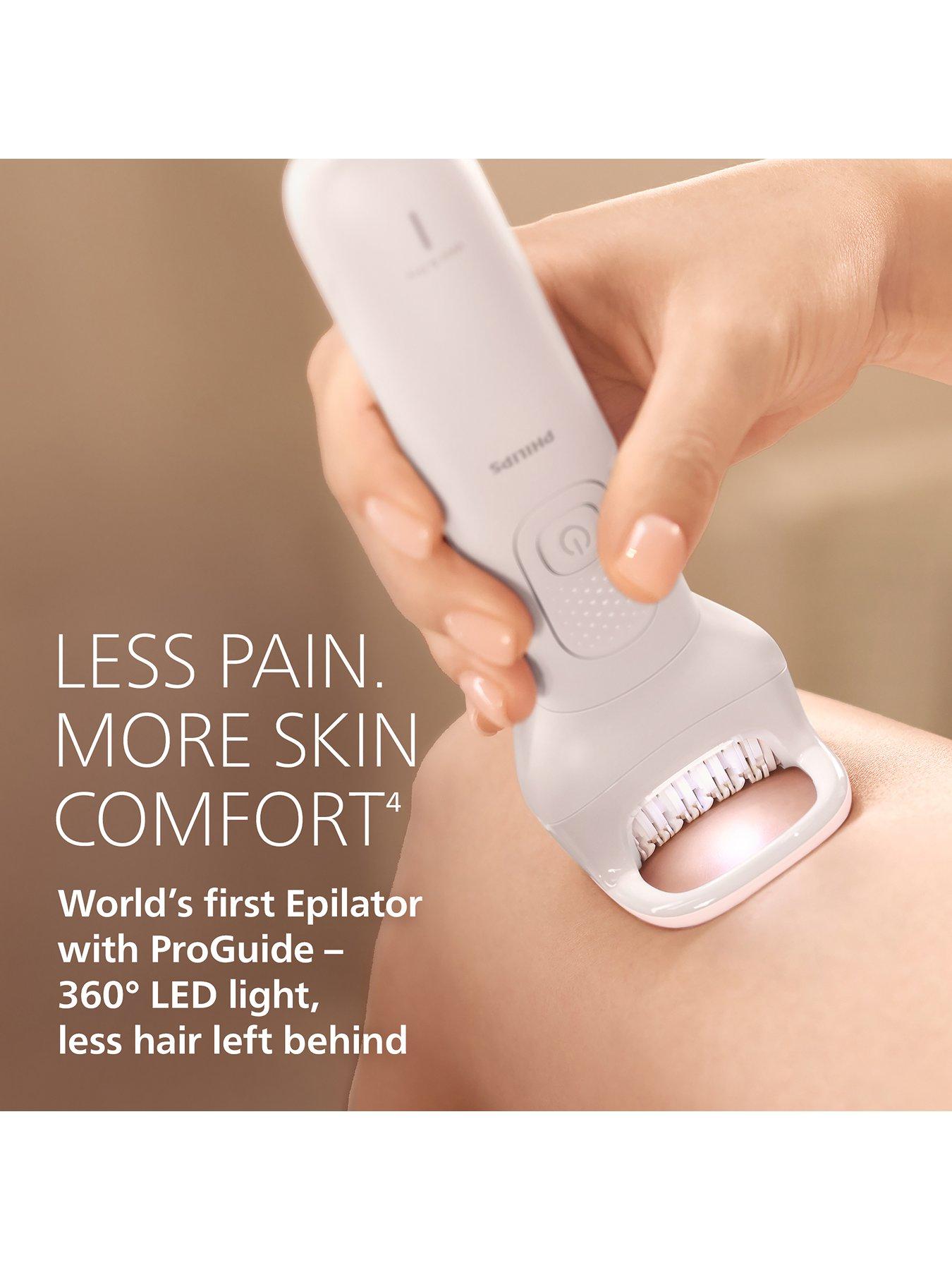 Image 6 of 8 of Philips Beauty Set Series 9900, All-In-One for Body and Face with Epilator and SkinLED, BRE738/00