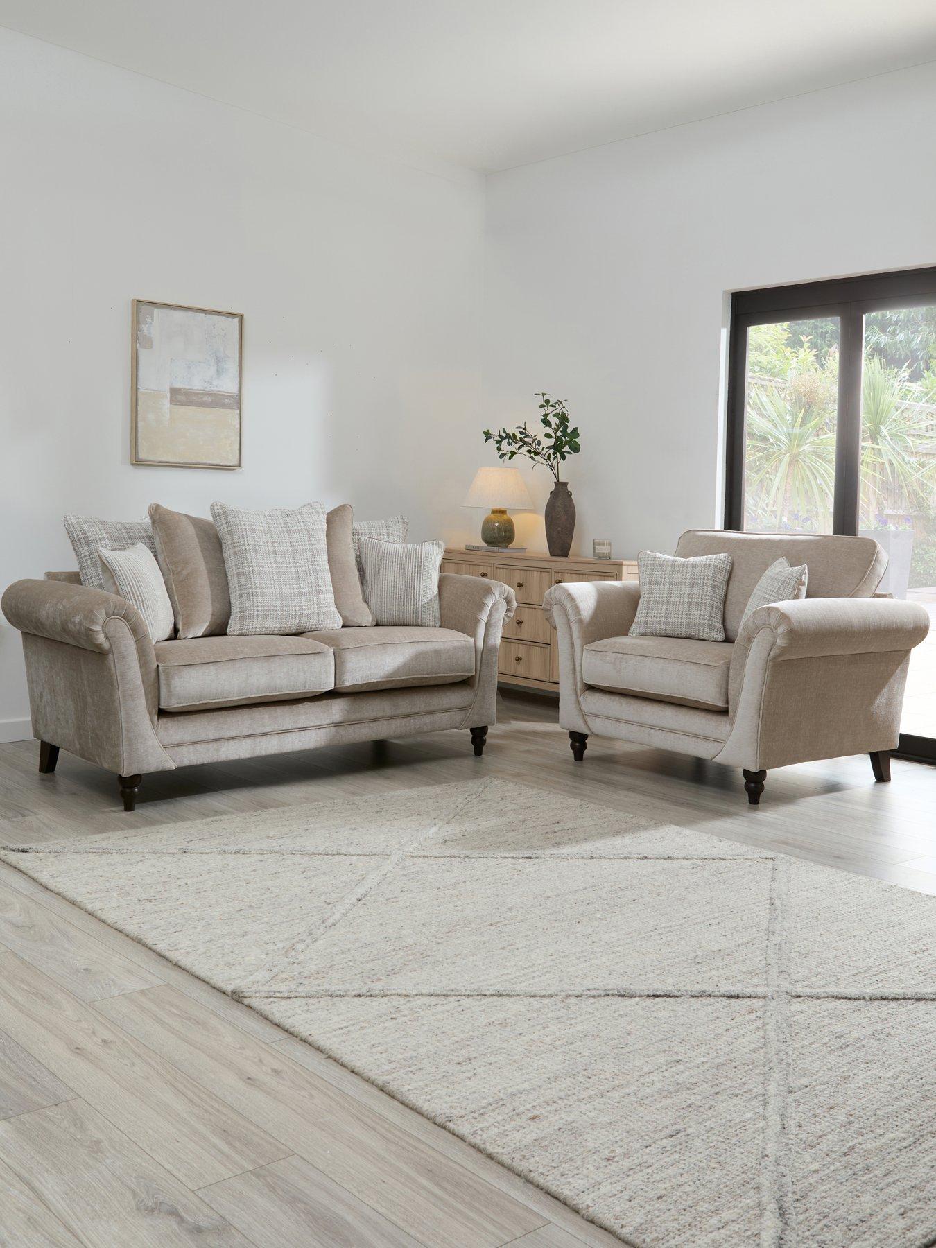 The Very Collection Highgate 3 Seater Sofa + Snuggle Chair - Made to Order in the UK
