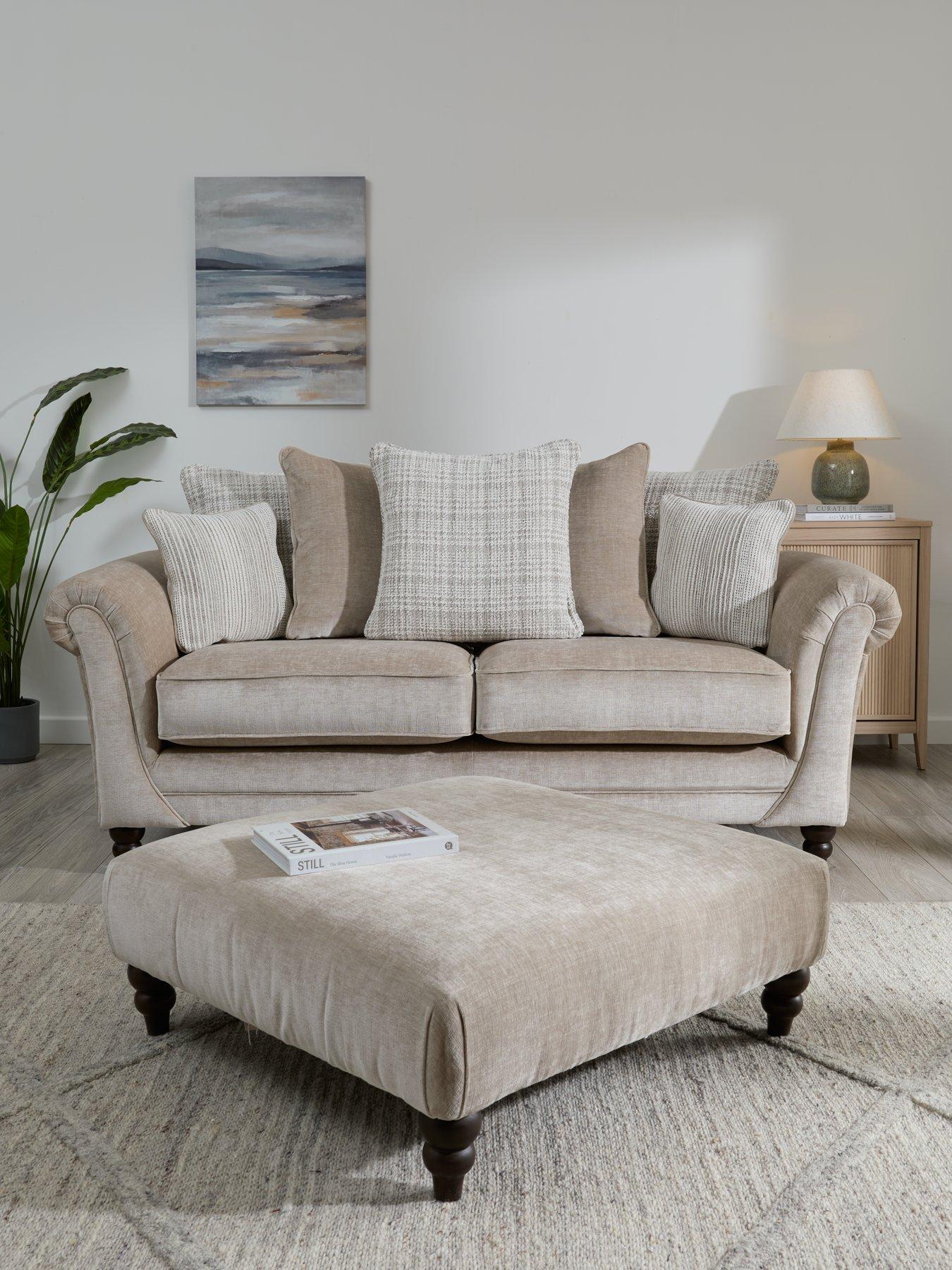 The Very Collection Highgate 3 Seater + Footstool - Made to Order in the UK