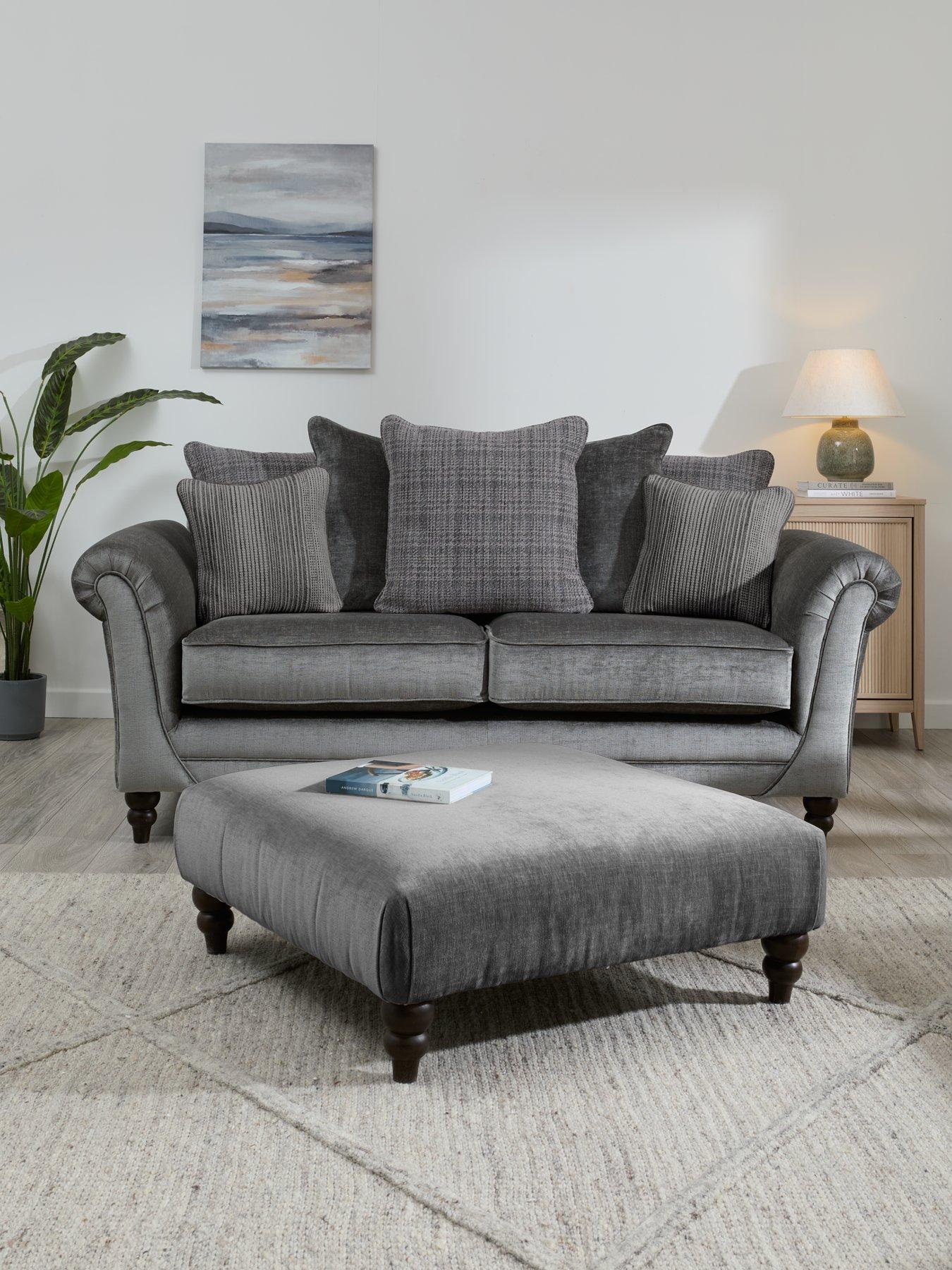 The Very Collection Highgate 3 Seater + Footstool - Made to Order in the UK