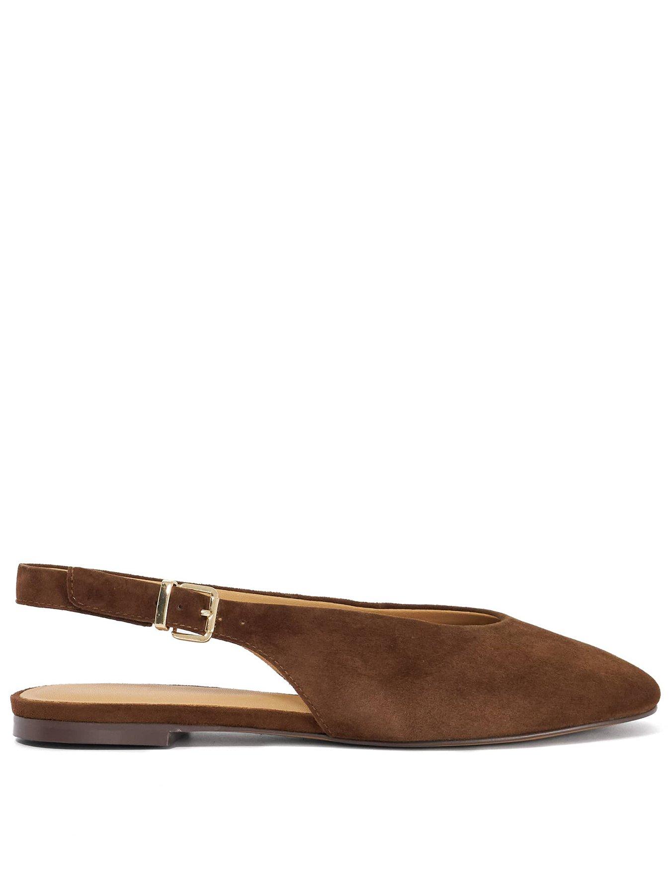 Dune London Honora Ballet Pumps - Brown