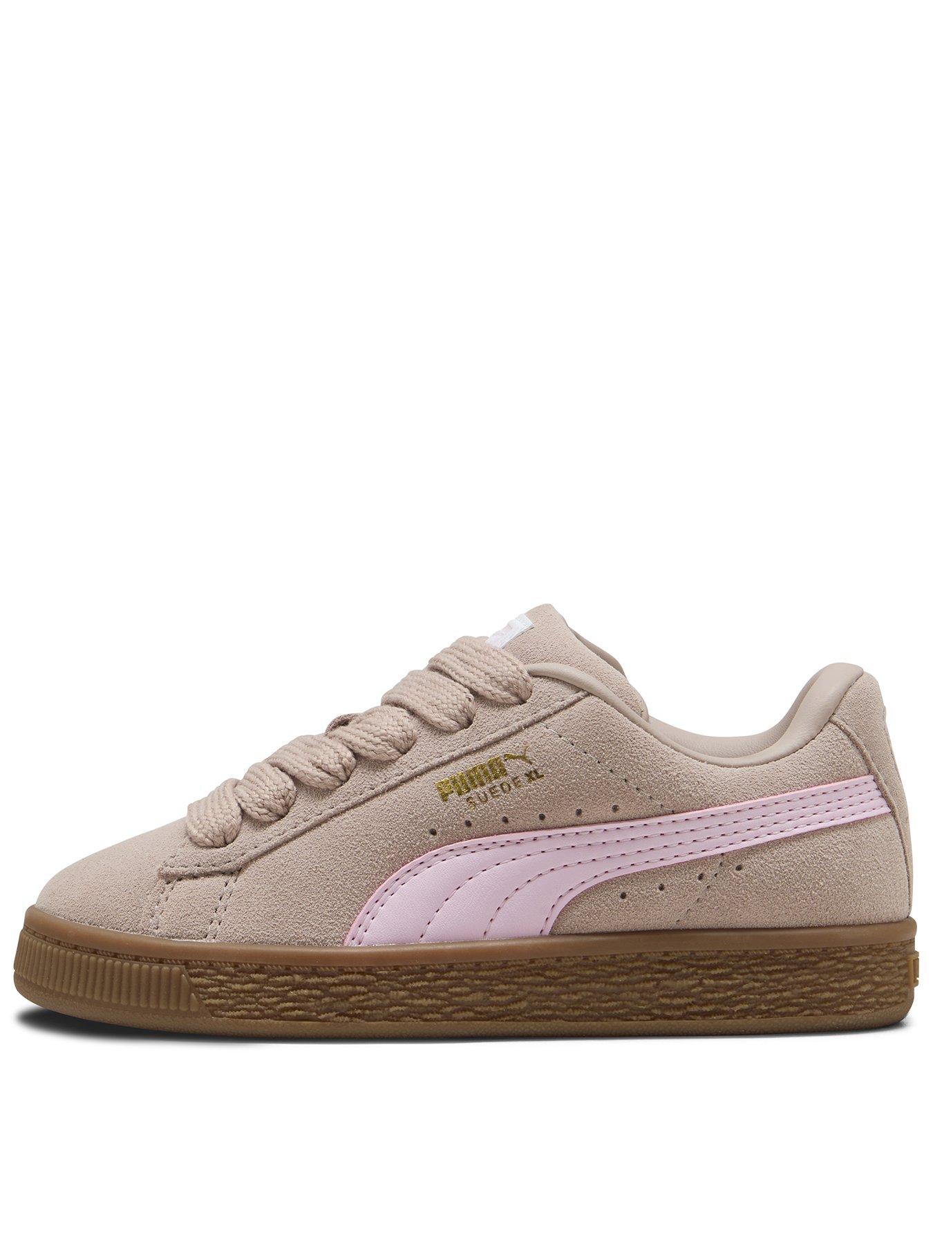 Image 1 of 6 of Puma Kids Suede Xl Ps Trainers - Pink